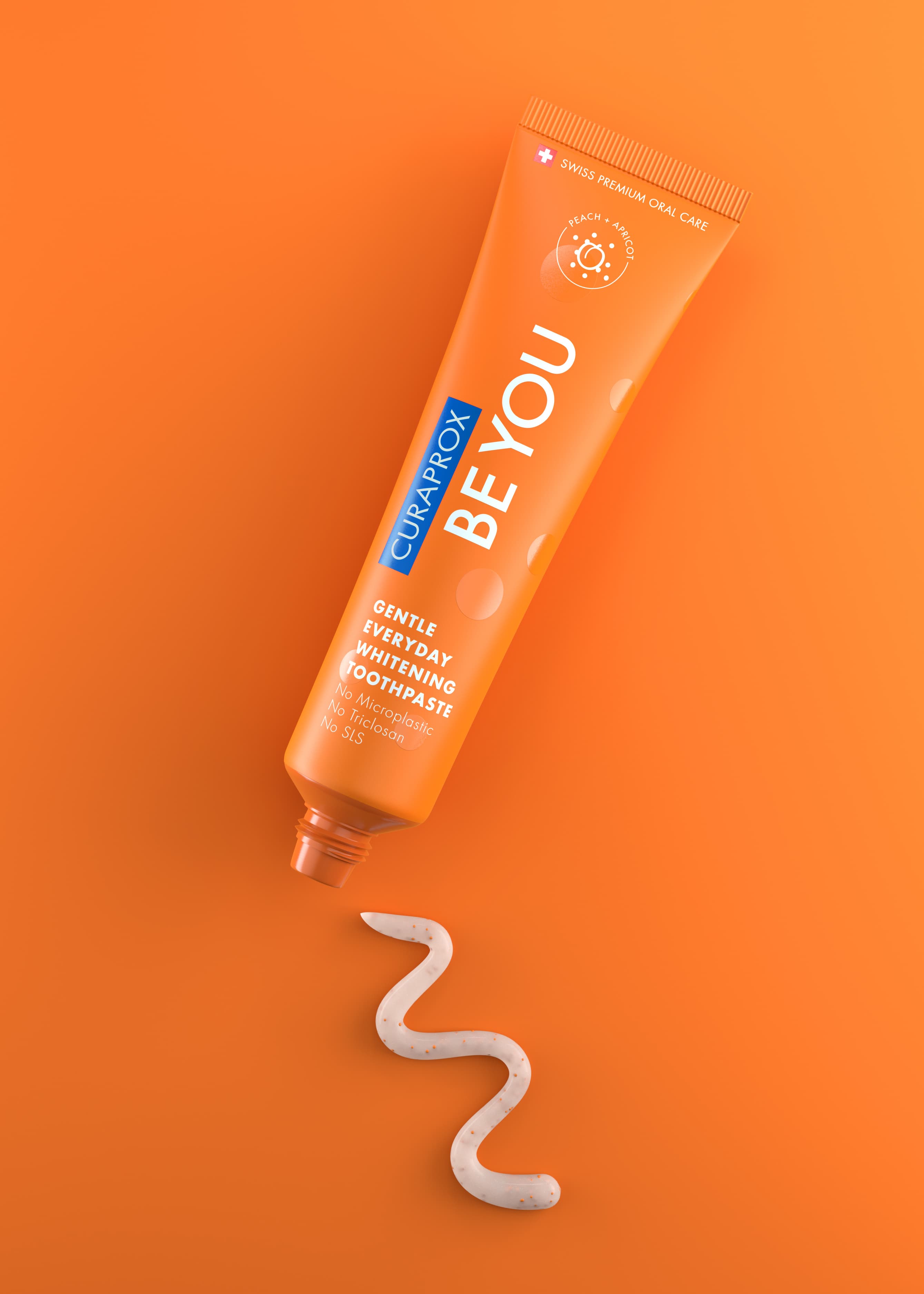 Curaprox Be you Tandkräm Persika & Aprikos 60 ml 5