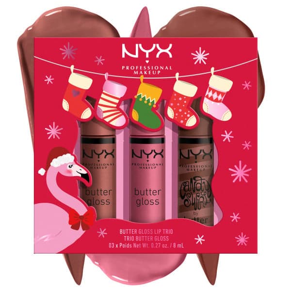 NYX Professional Makeup Butter Gloss Swirl Trio Gift Box - produktbild 4