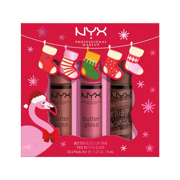 NYX Professional Makeup Butter Gloss Swirl Trio Gift Box - produktbild 2