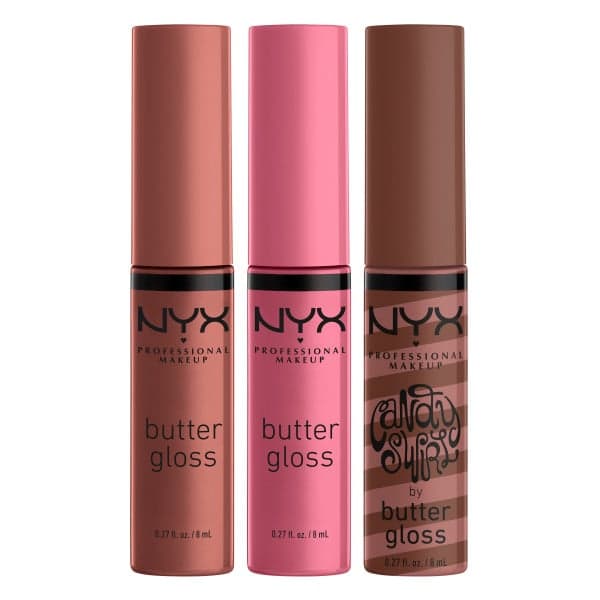 NYX Professional Makeup Butter Gloss Swirl Trio Gift Box - produktbild 3