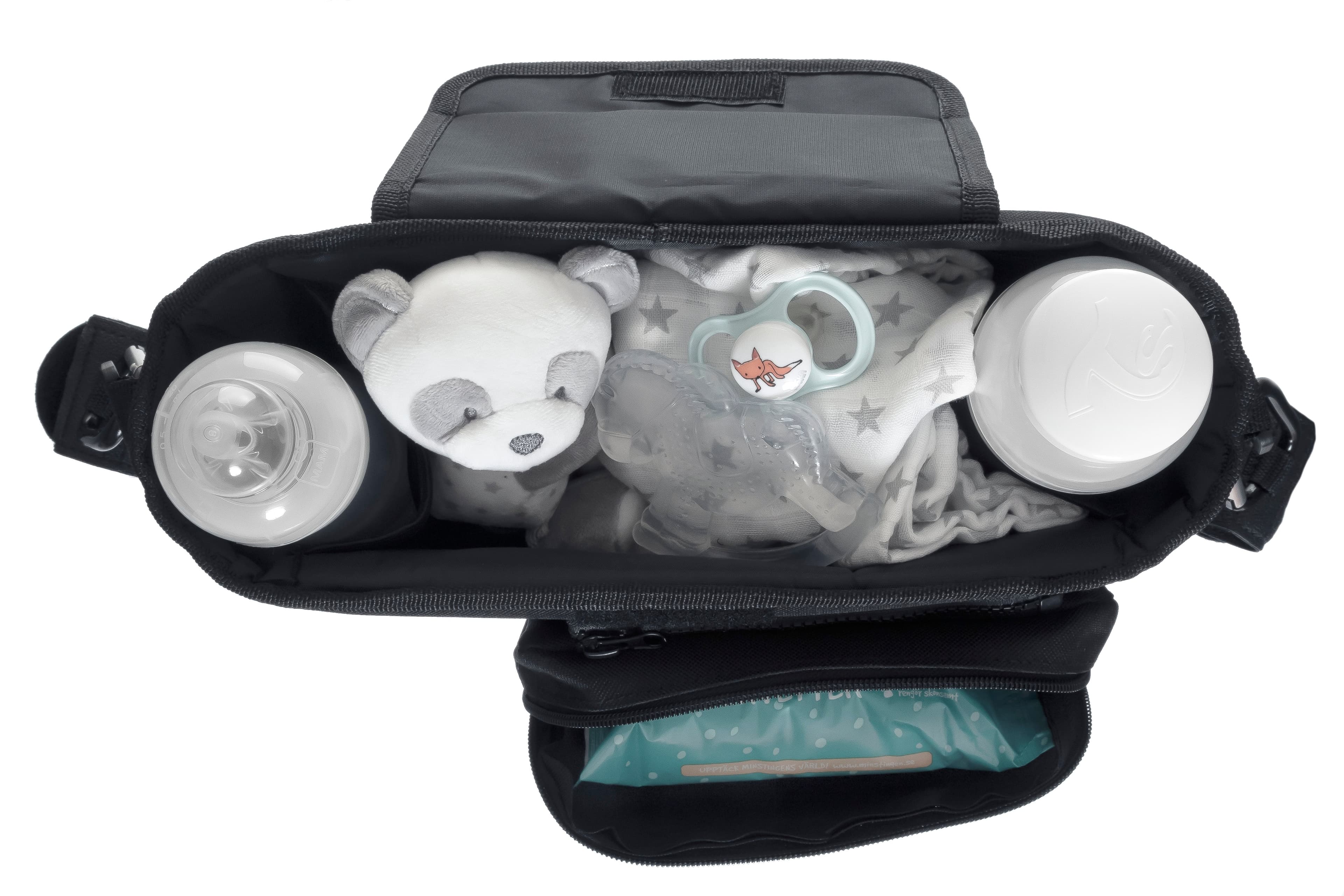 Fresh Kid Vagn Organizer Delux 3-in-1 Svart 2