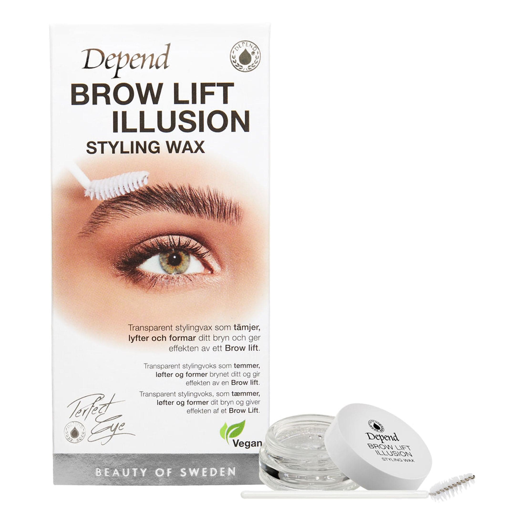Depend Brow Lift Illusion Styling Wax Transparent 5 g - produktbild 2
