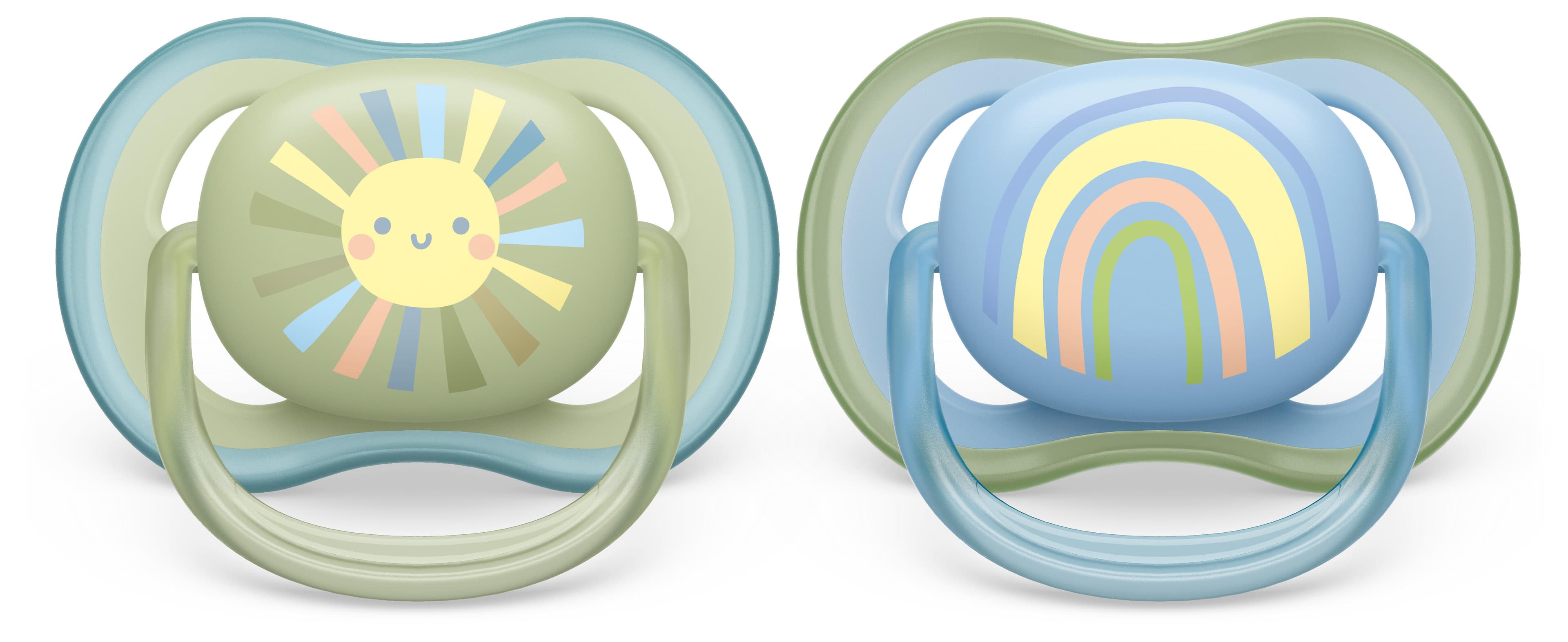 Philips Avent Ultra Air Napp 0-6 m Ljusblå/Grön 2 st - produktbild 5