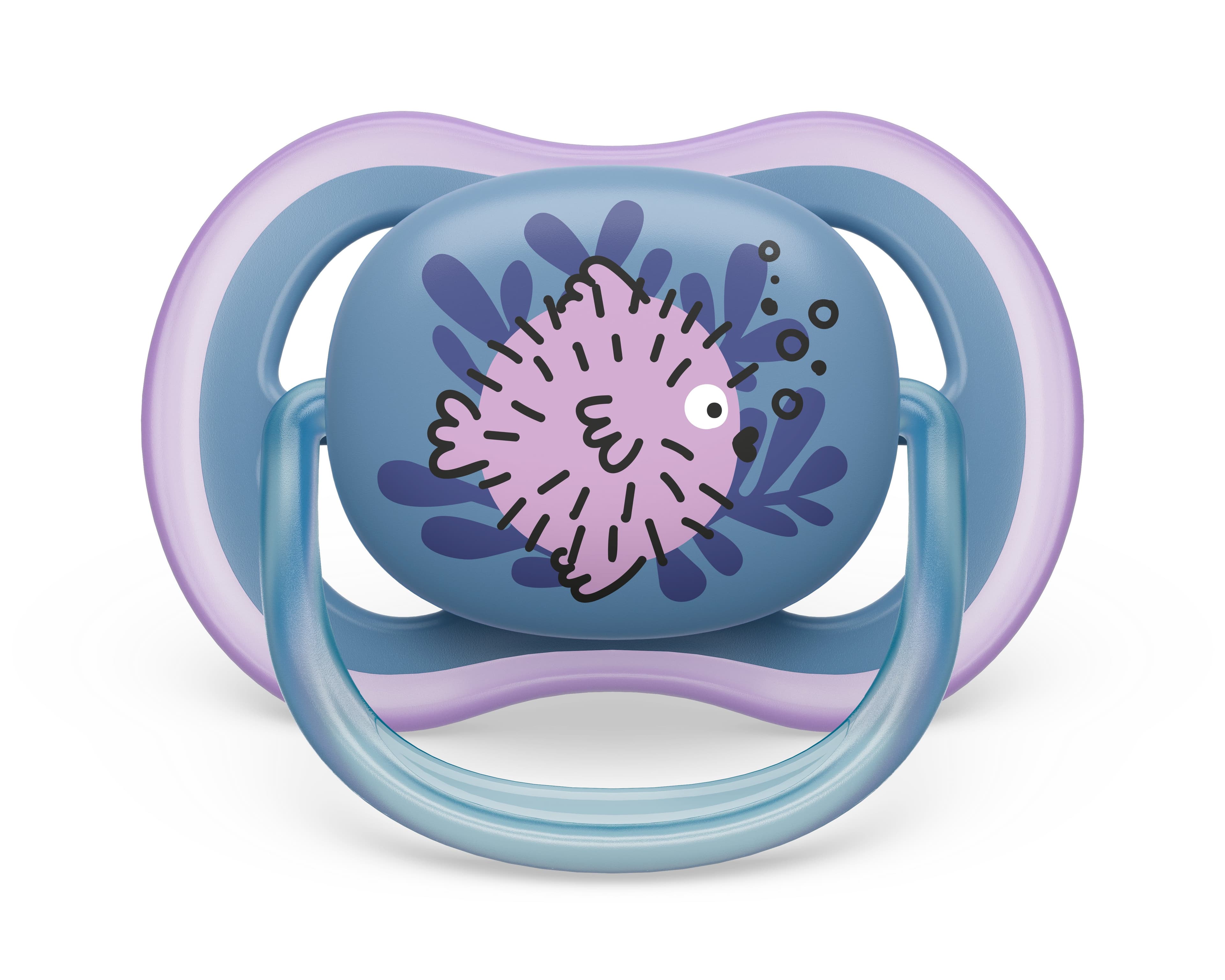 Philips Avent Ultra Air Napp 6-18 månader Blå/Lila 2 st - produktbild 3