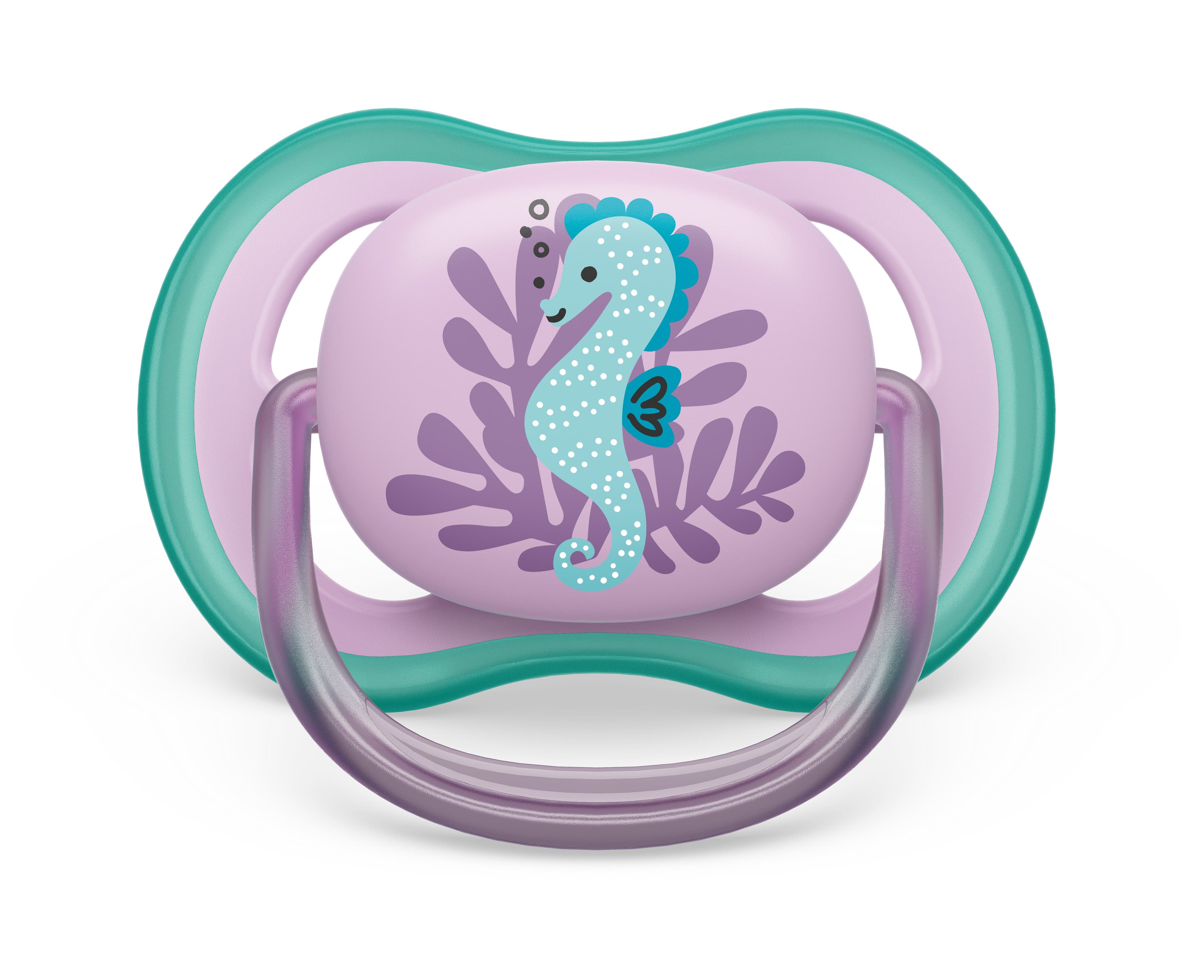 Philips Avent Ultra Air Napp 6-18 månader Blå/Lila 2 st - produktbild 4