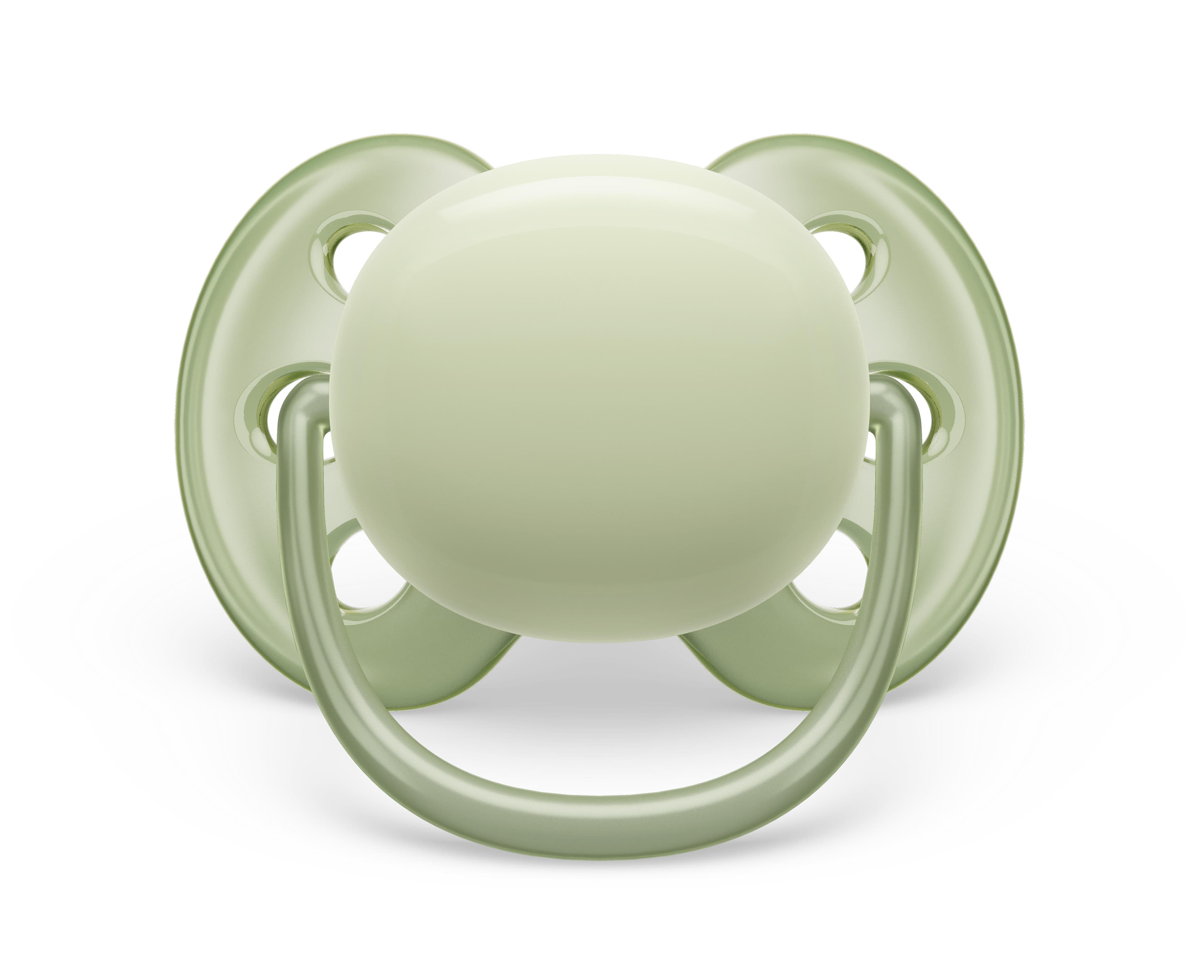 Philips Avent Ultra Soft Napp 0-6m Grön/Beige 2 st - produktbild 4