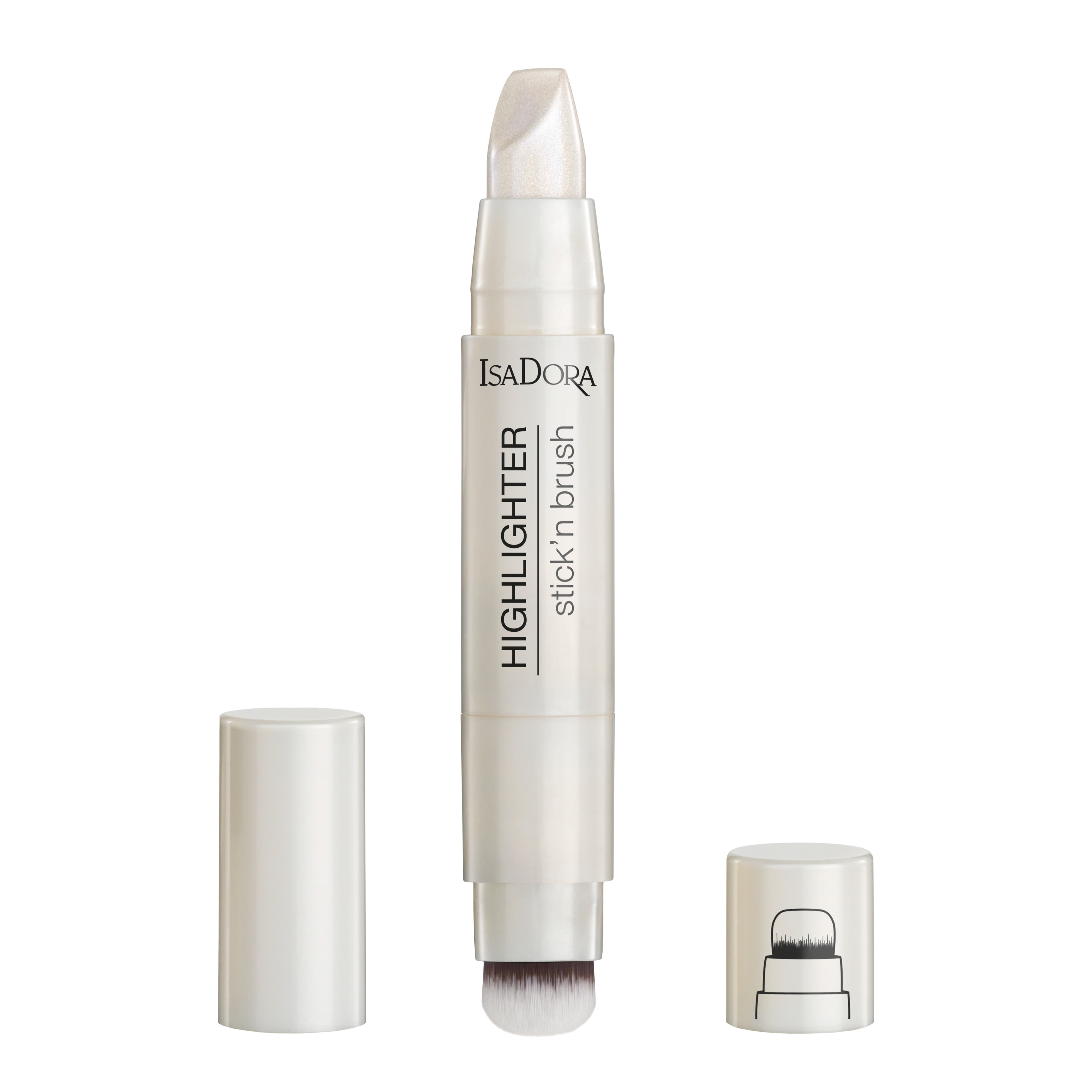 IsaDora Highlighter Stick'n Brush Frosty Glow 3,6 g