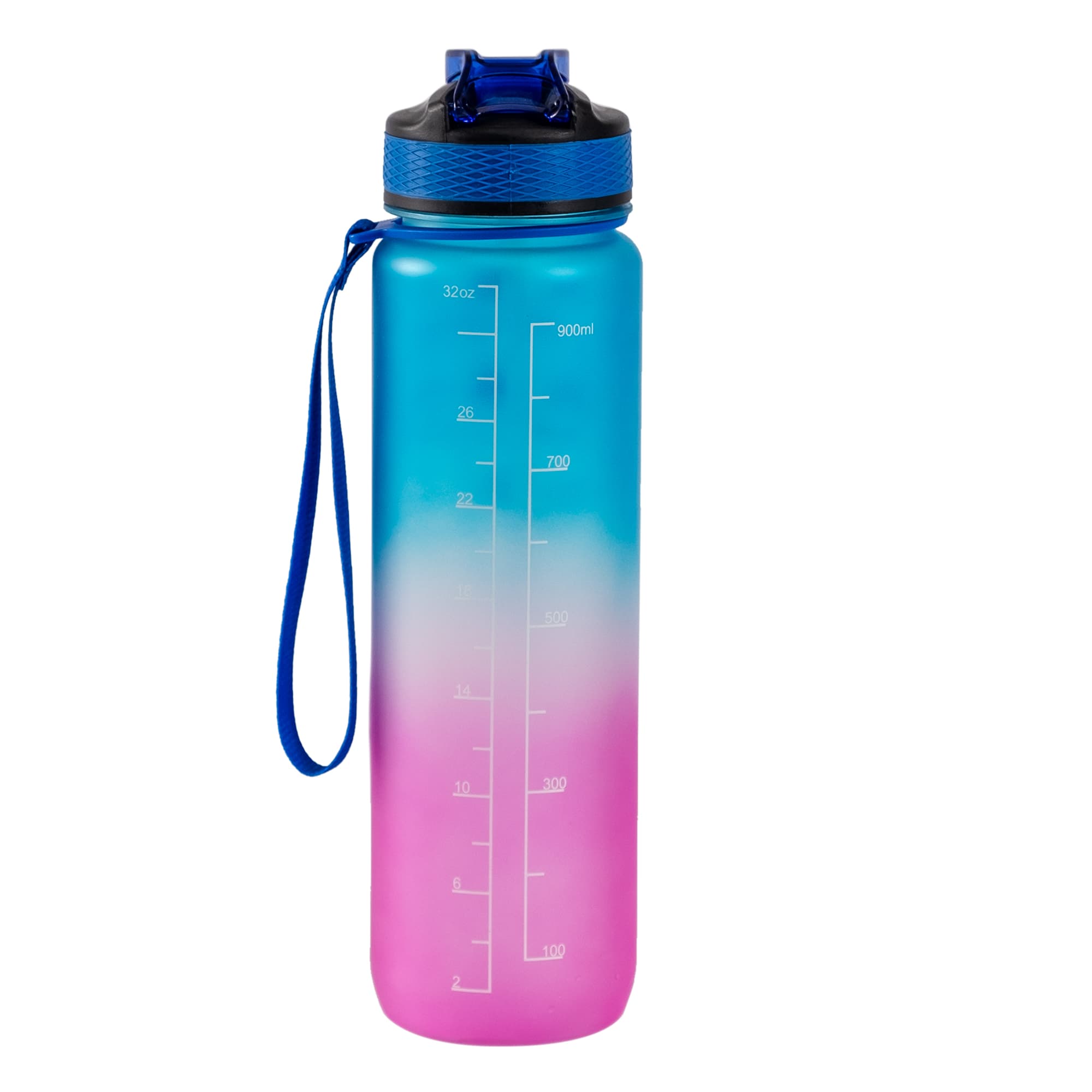 The Hollywood Motivational Bottle Blue and Pink 1 liter 2