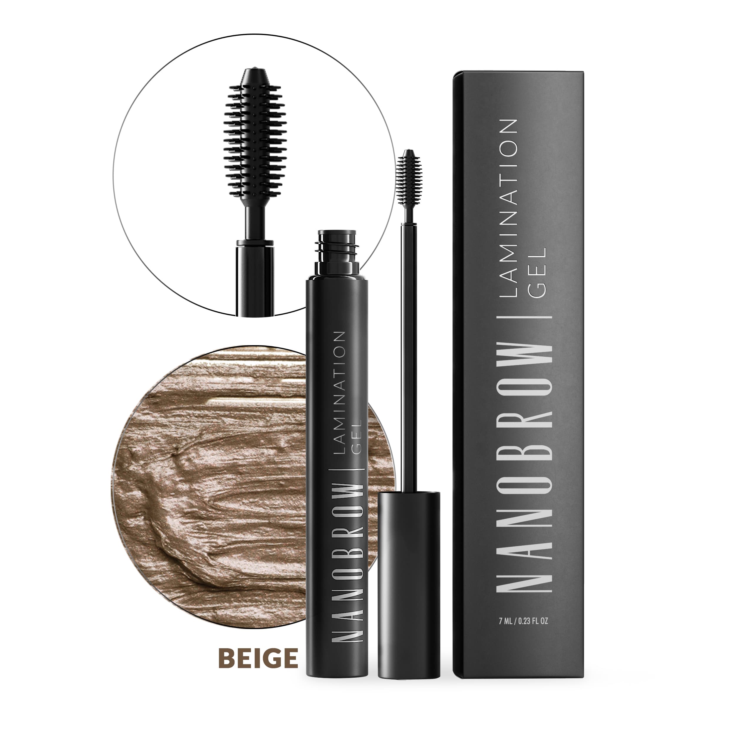 Nanobrow Lamination Gel Beige 7 ml 2