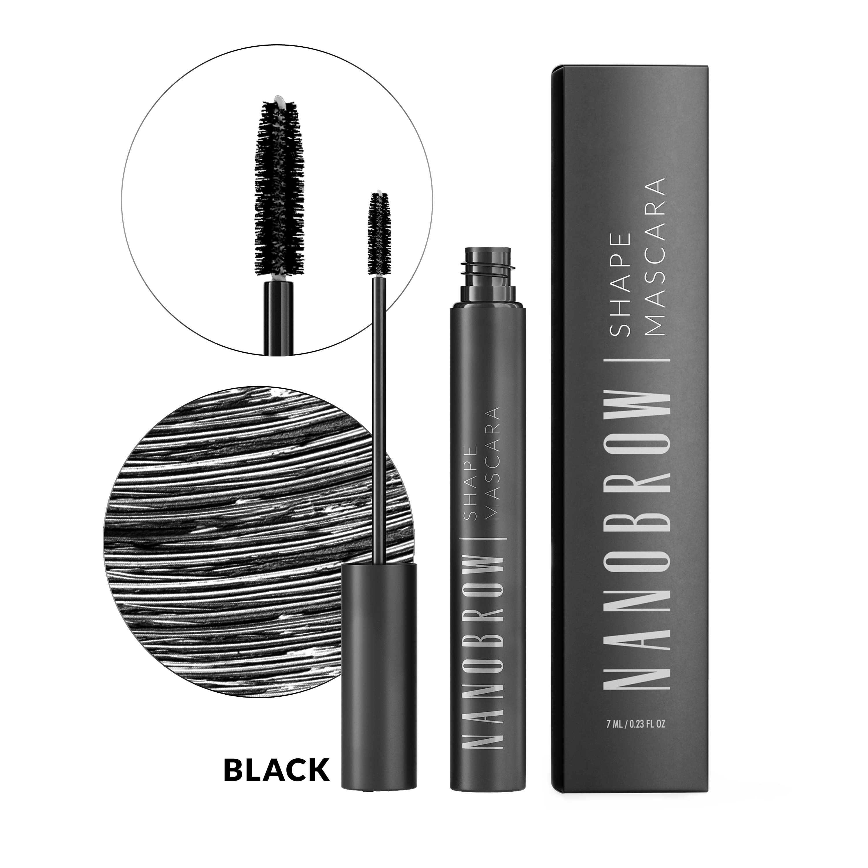 Nanobrow Shape Mascara Black 7 ml 3