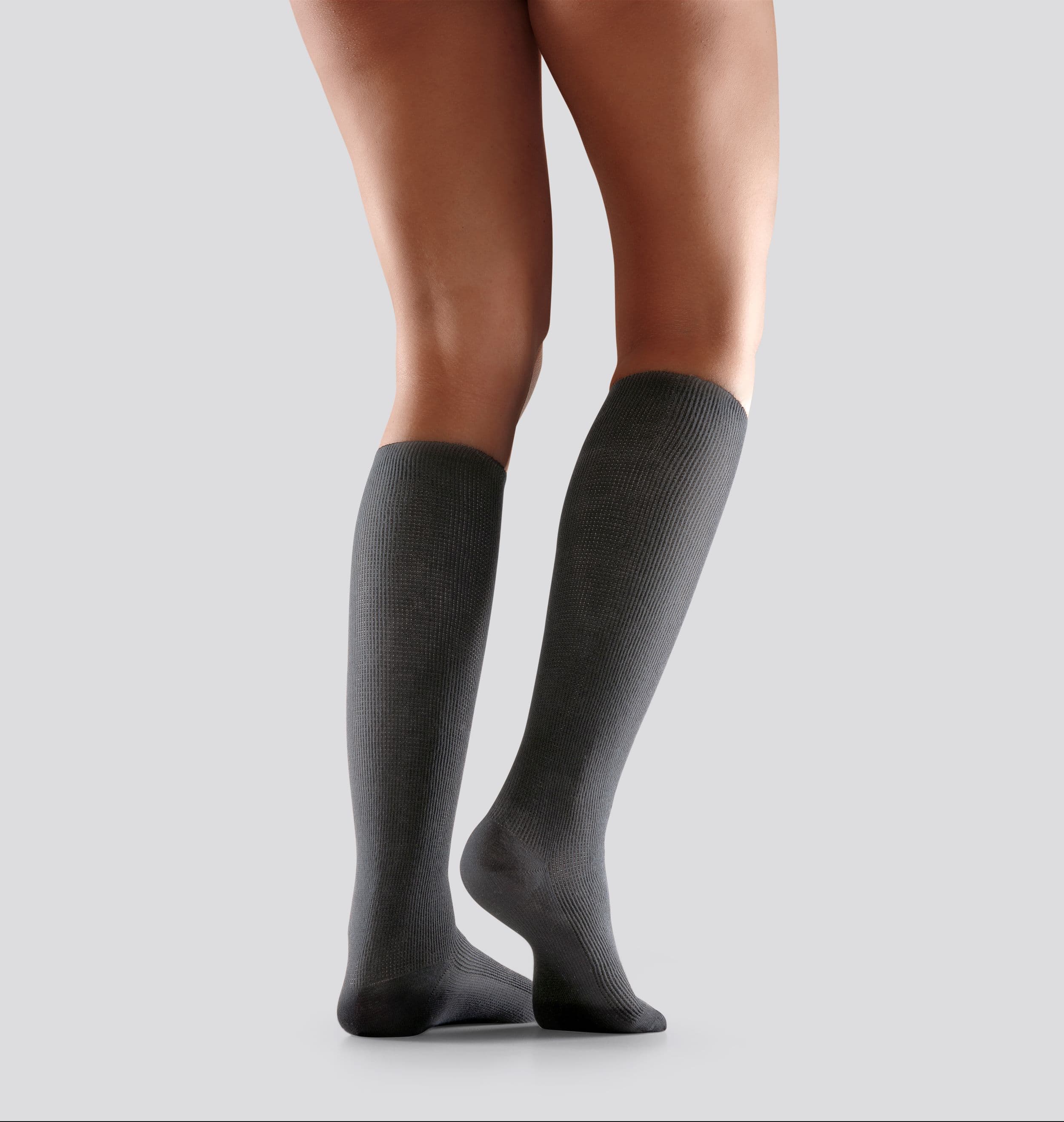 Mabs Cotton Knee Grey L