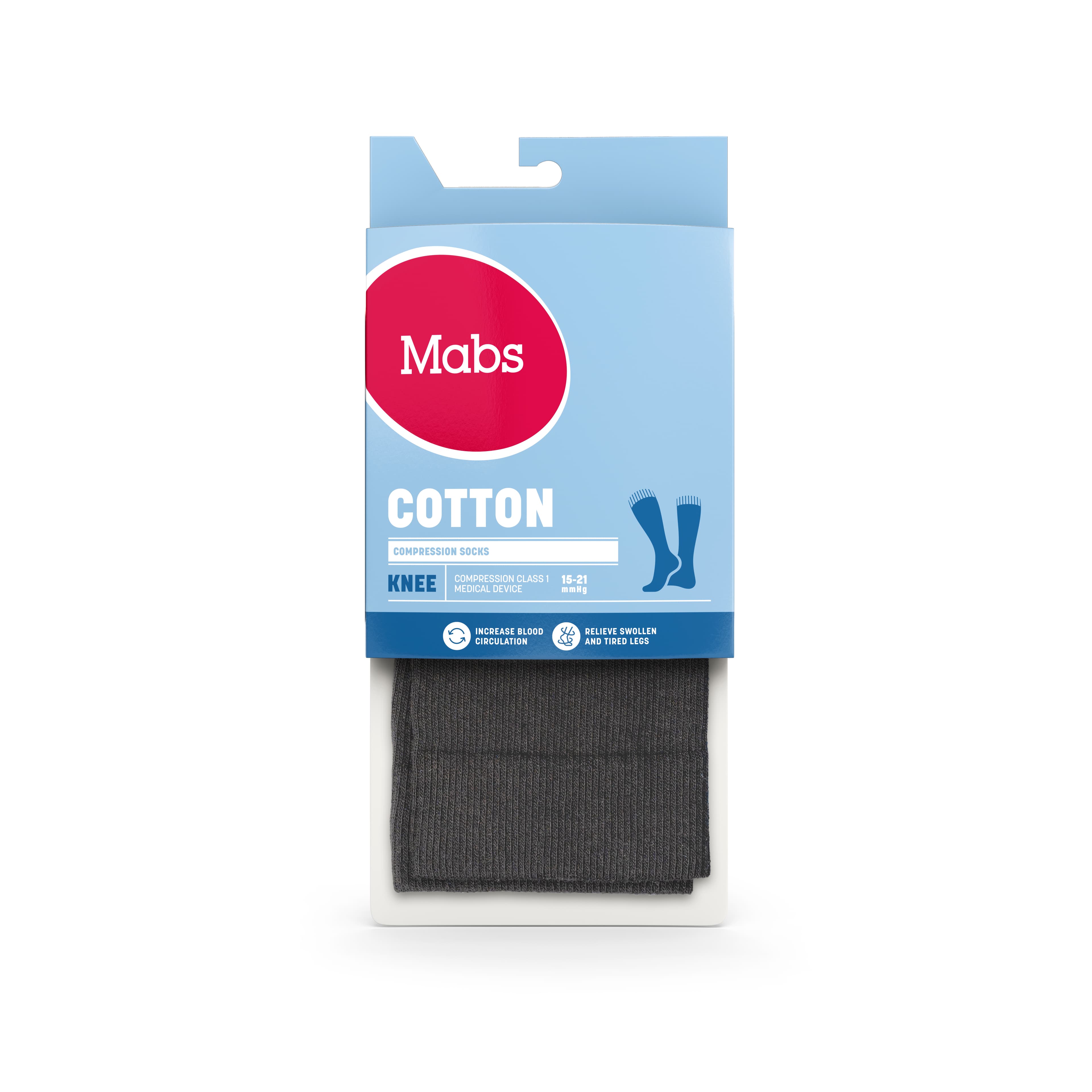 Mabs Cotton Knee Grey XL 2