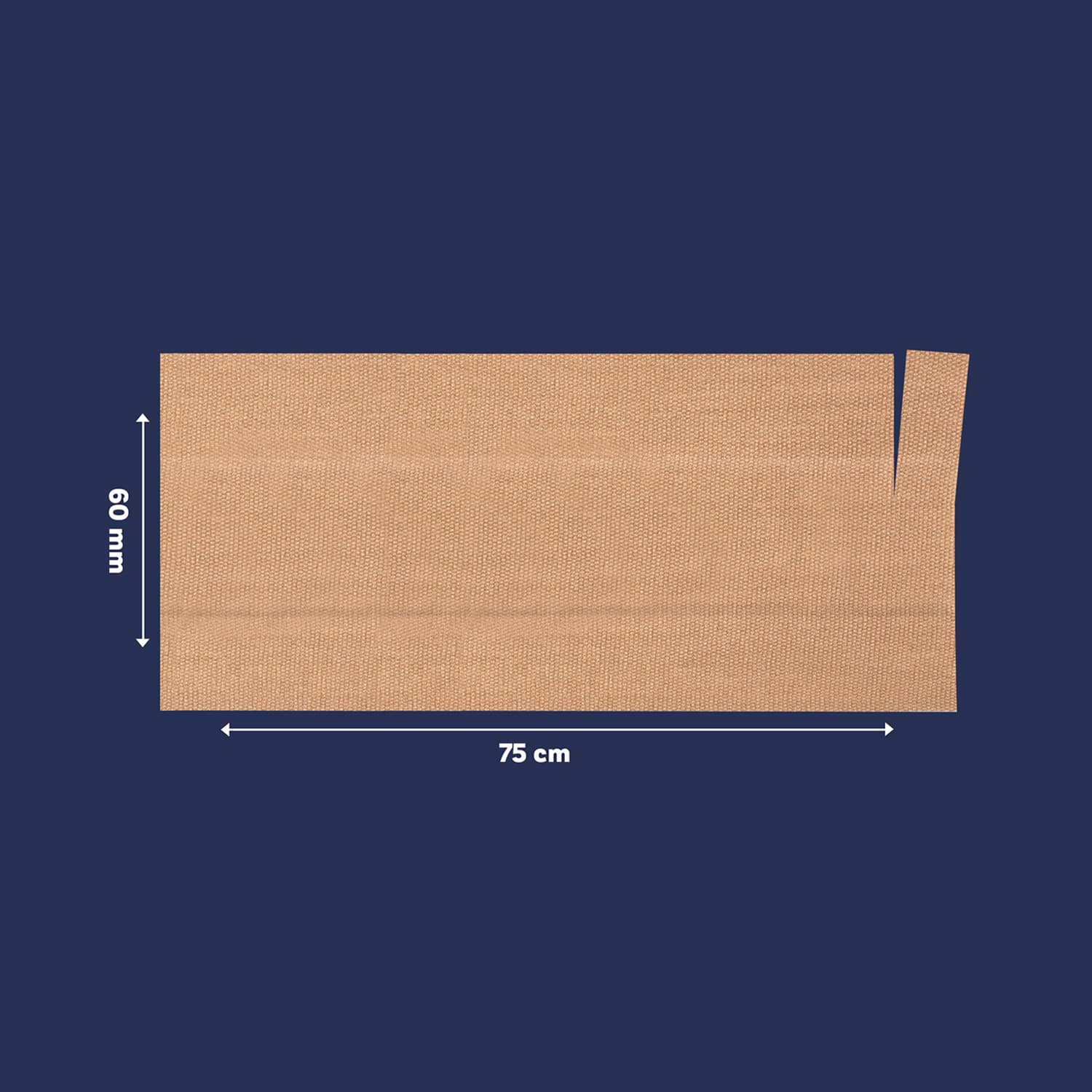 Salvequick Textil plåster 75 cm 2