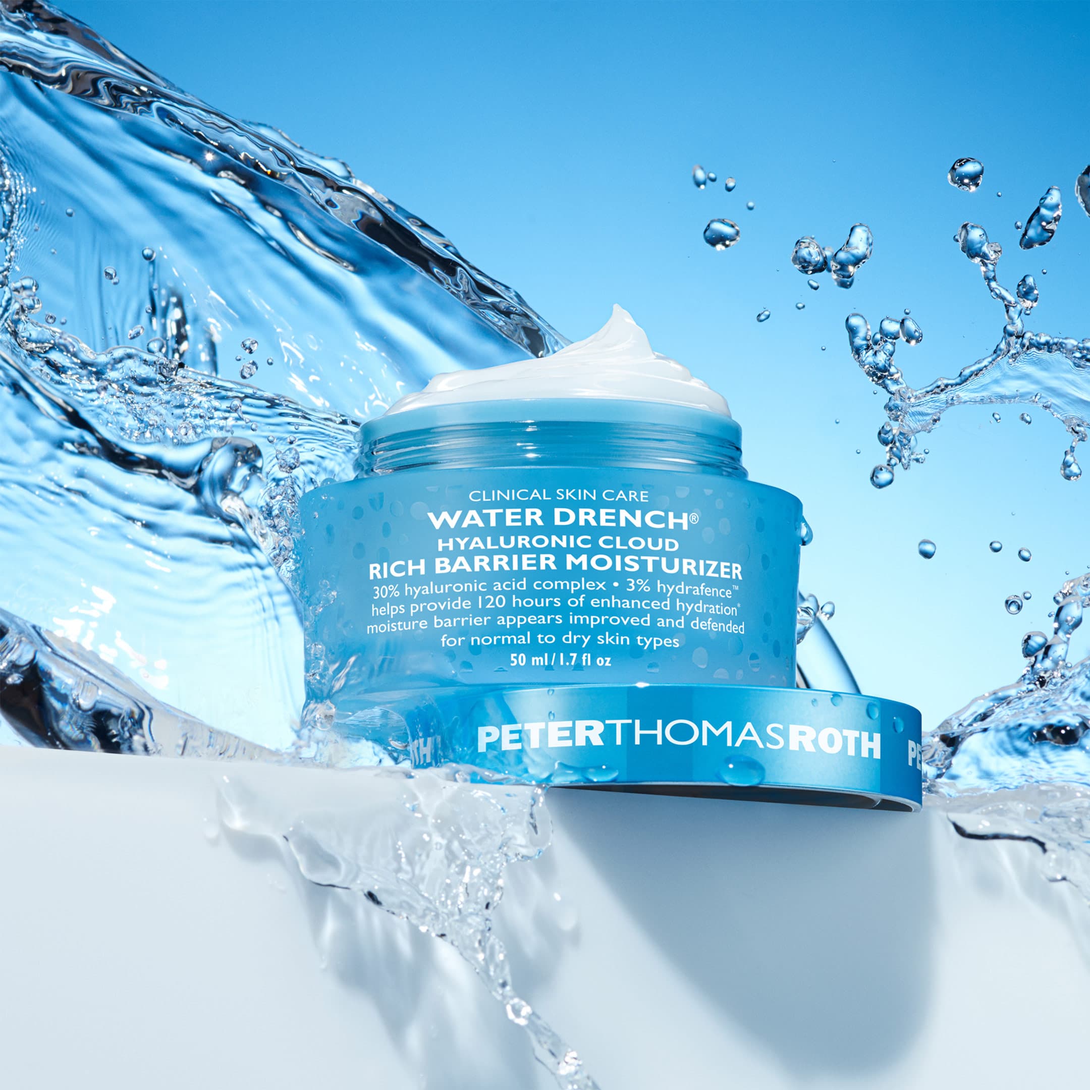 Peter Thomas Roth Water Drench Hyaluronic Cloud Rich Barrier Moisturizer 50 ml 2