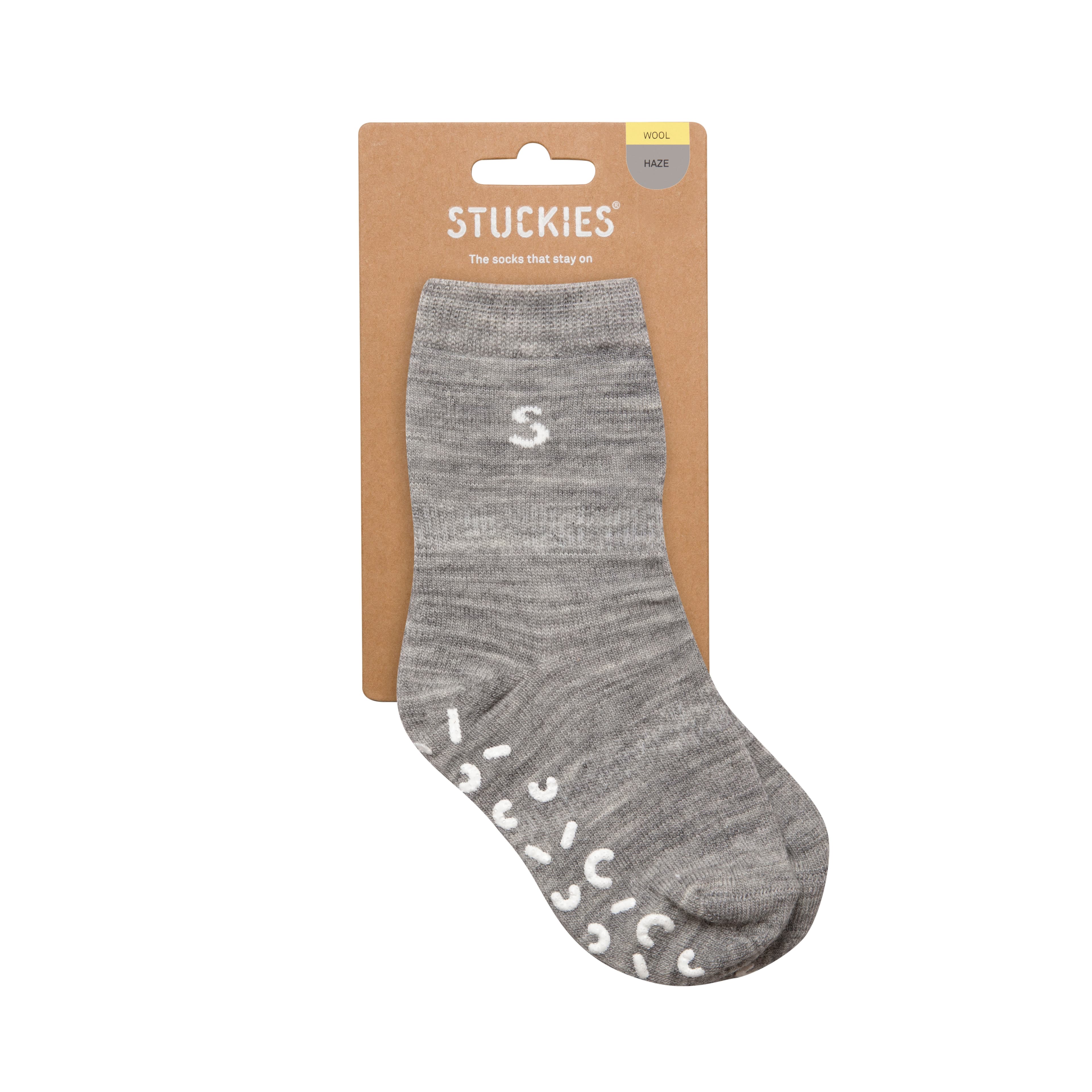 STUCKIES Ullstrumpor 16/18 6-12 m Haze