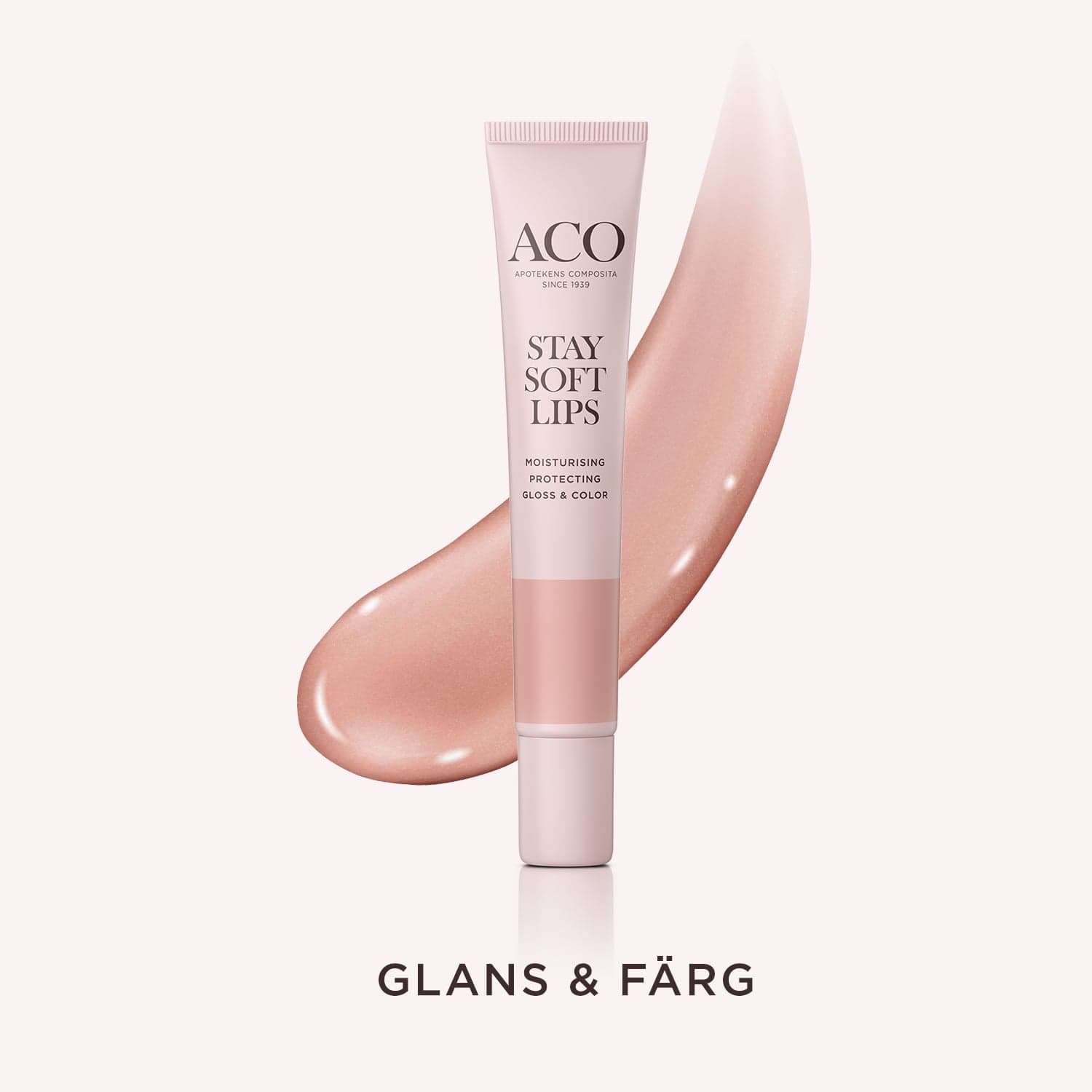 ACO Stay Soft Lips Caramel Nude 12 ml - produktbild 2