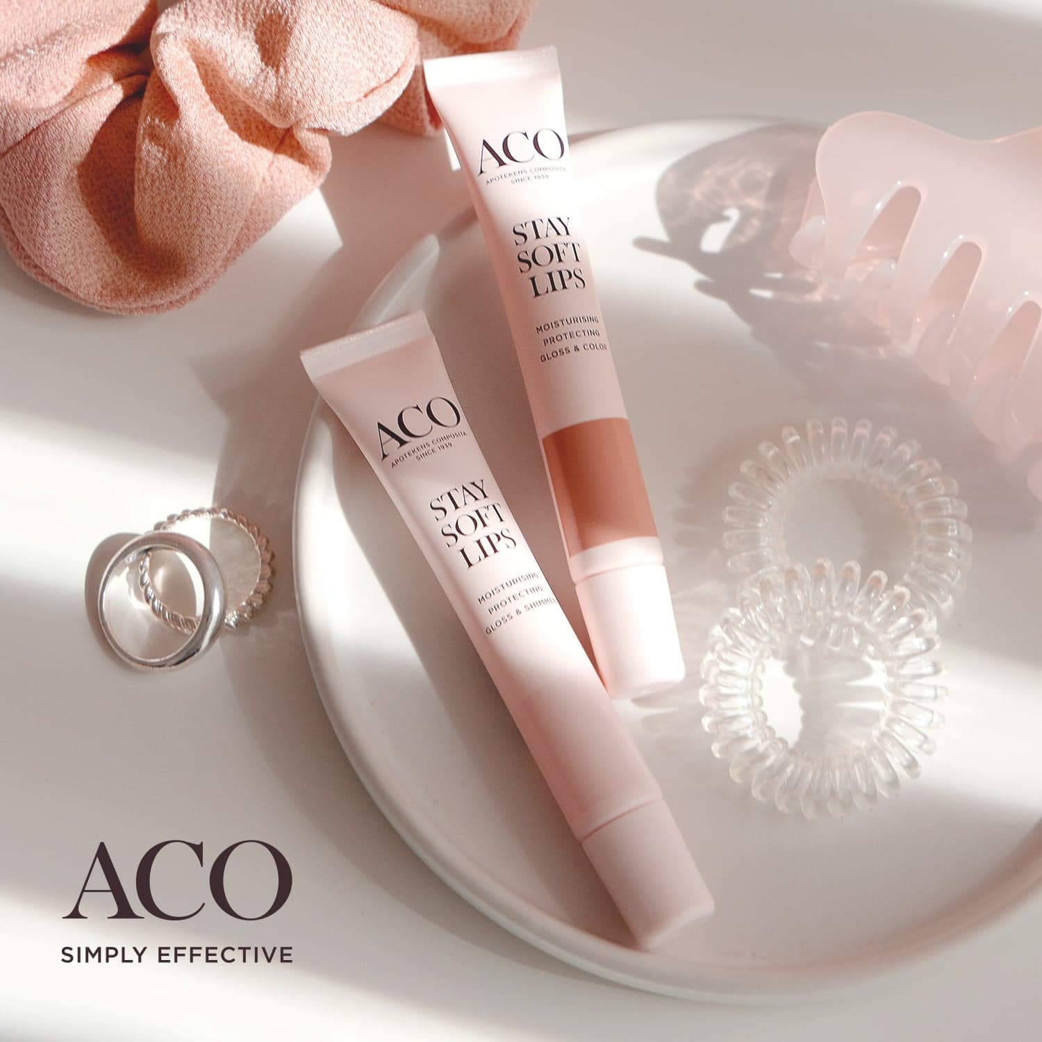 ACO Stay Soft Lips Caramel Nude 12 ml - produktbild 5