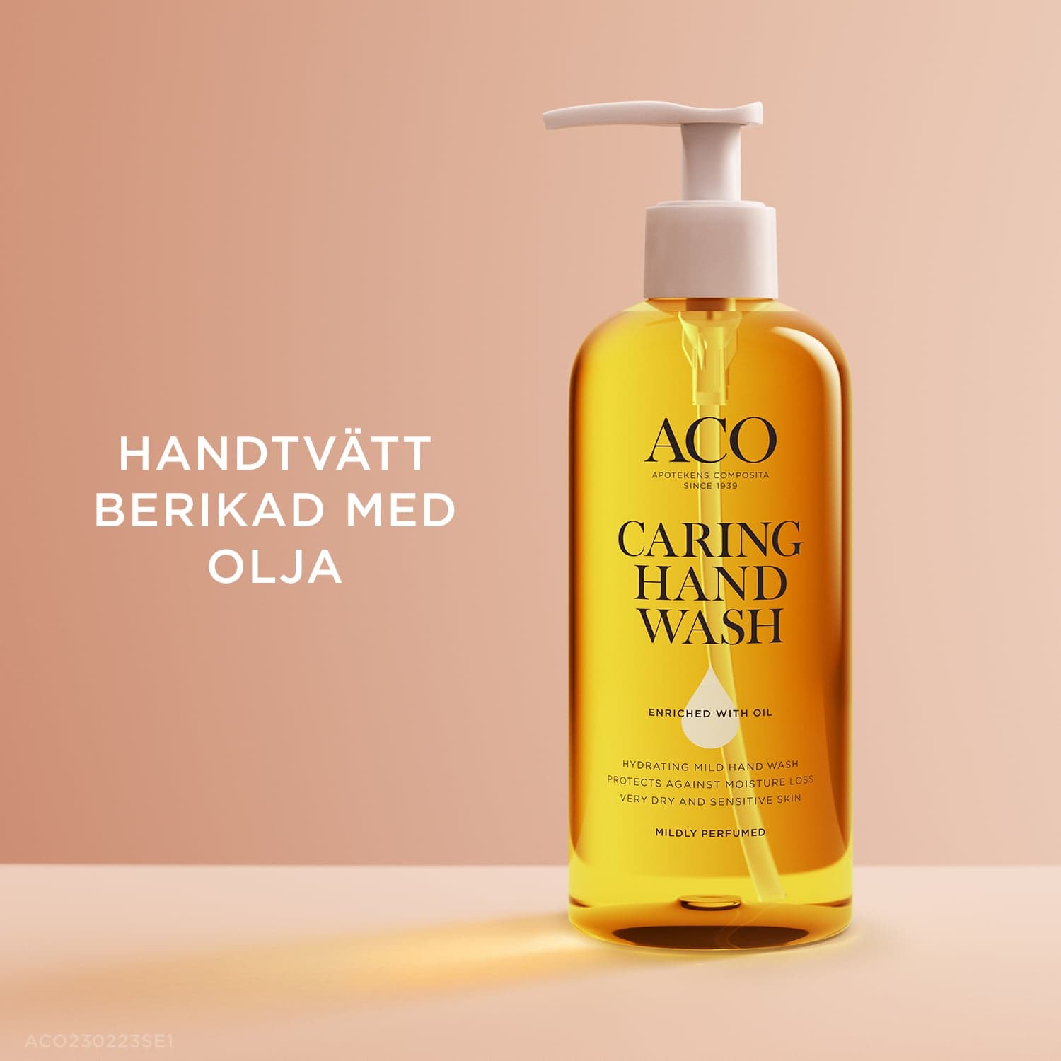 ACO Caring Hand Wash Handtvätt Berikad med Olja 280 ml - produktbild 2