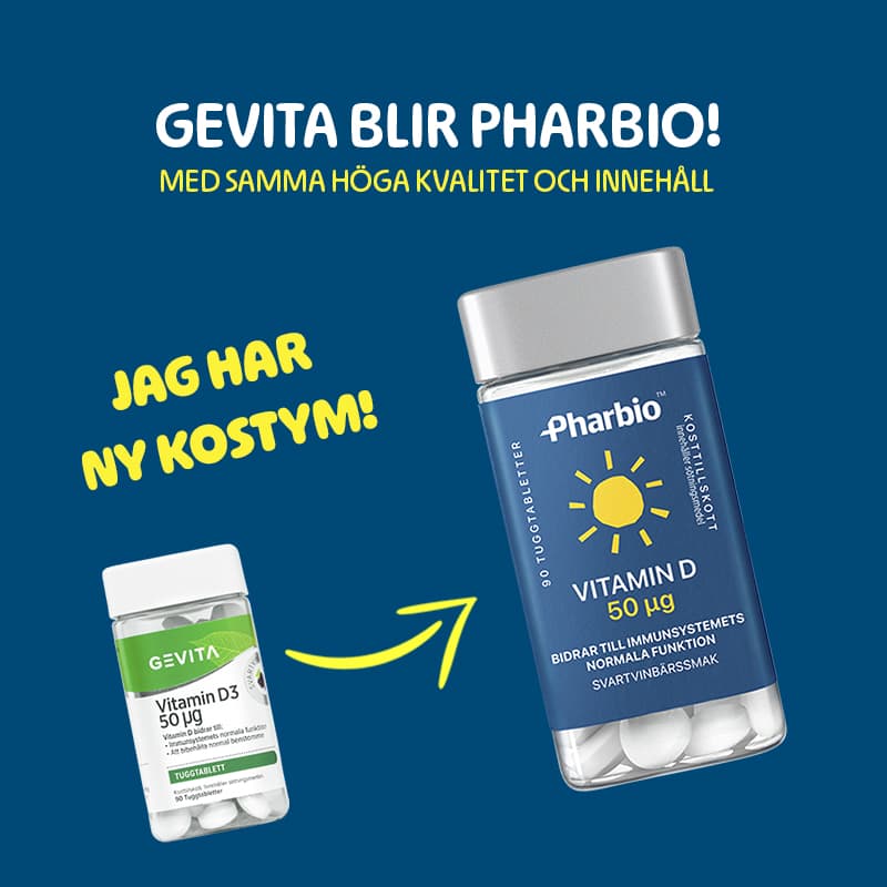 Pharbio Vitamin D 50 µg 90 tuggtabletter 4