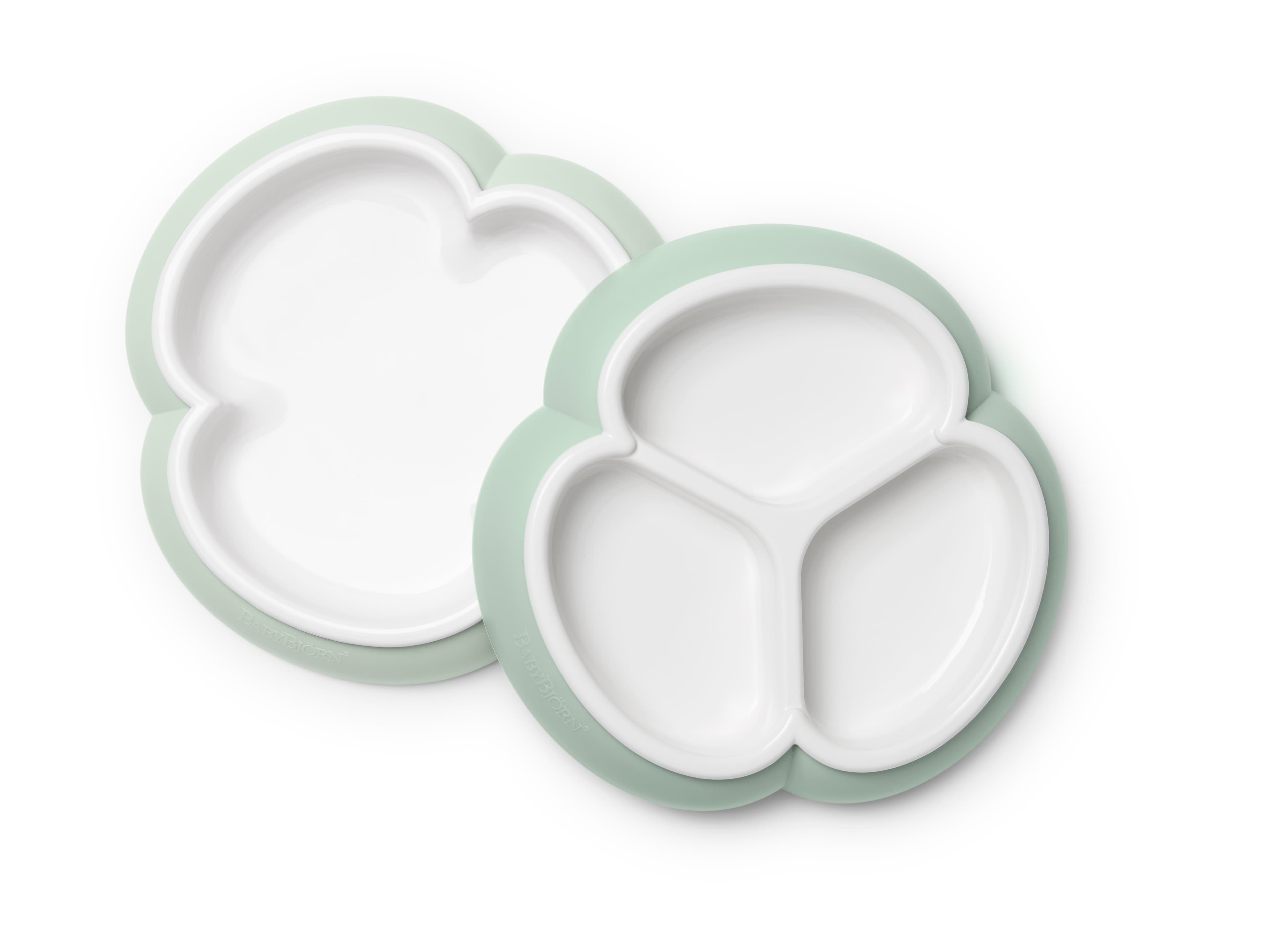 BabyBjörn Tallriksset Grön 2-pack