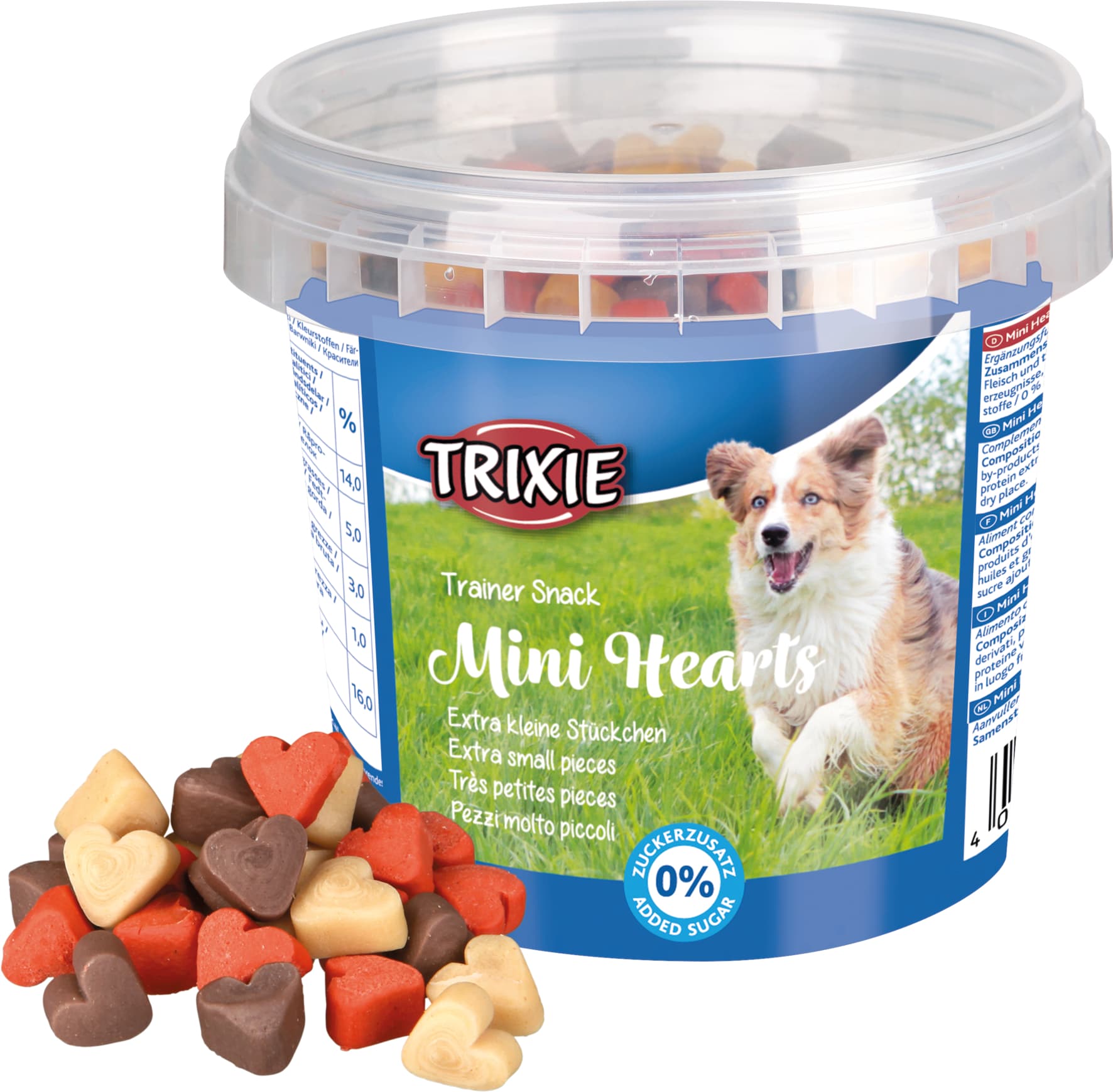 Trixie Trainer Snack Mini Hearts 200 g - produktbild 3
