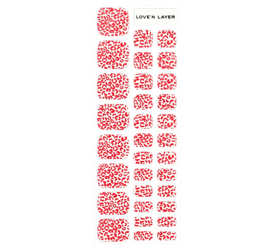 Love'n Layer Leo Toe Grape Red 32 st