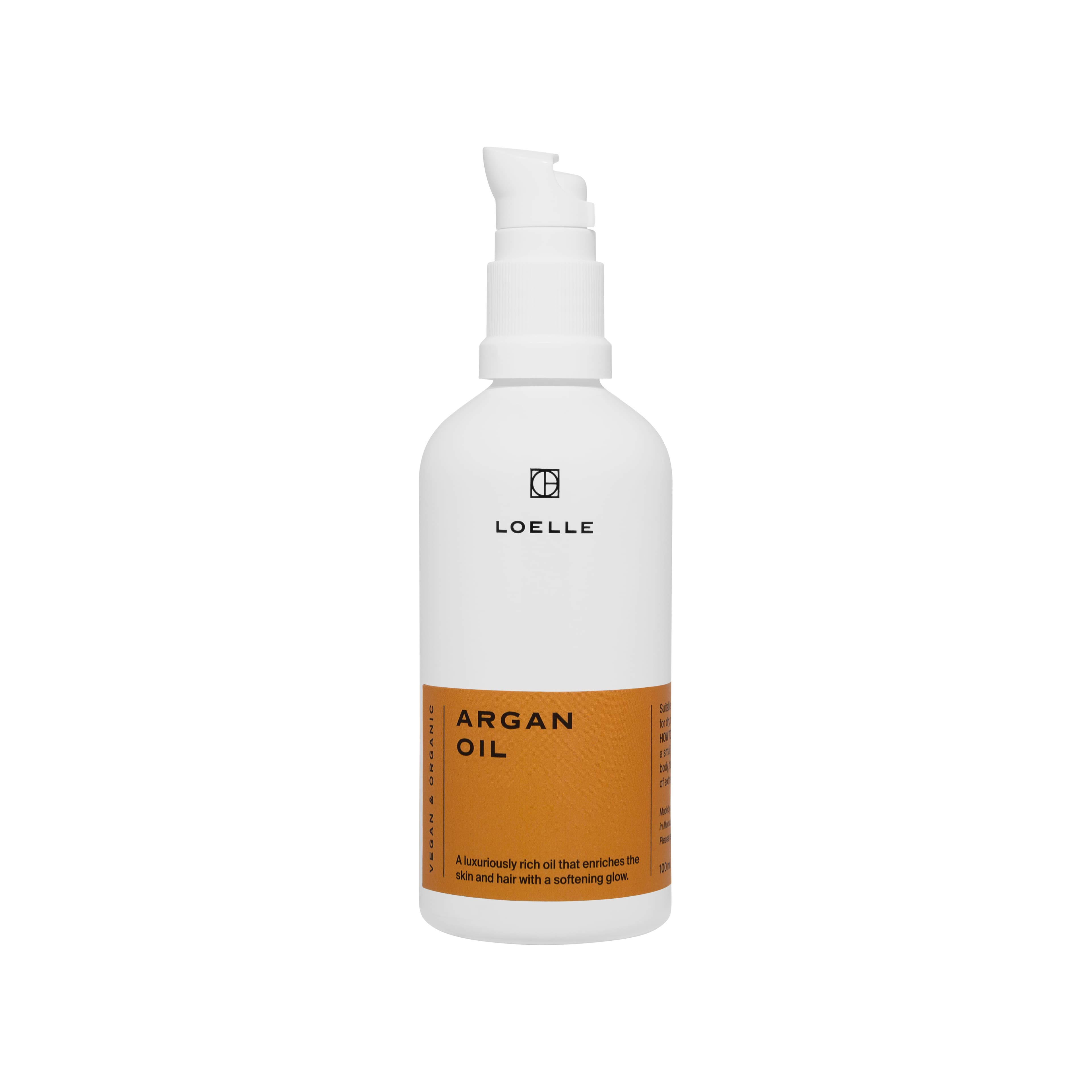 Loelle Arganolja med Pump 100 ml 2