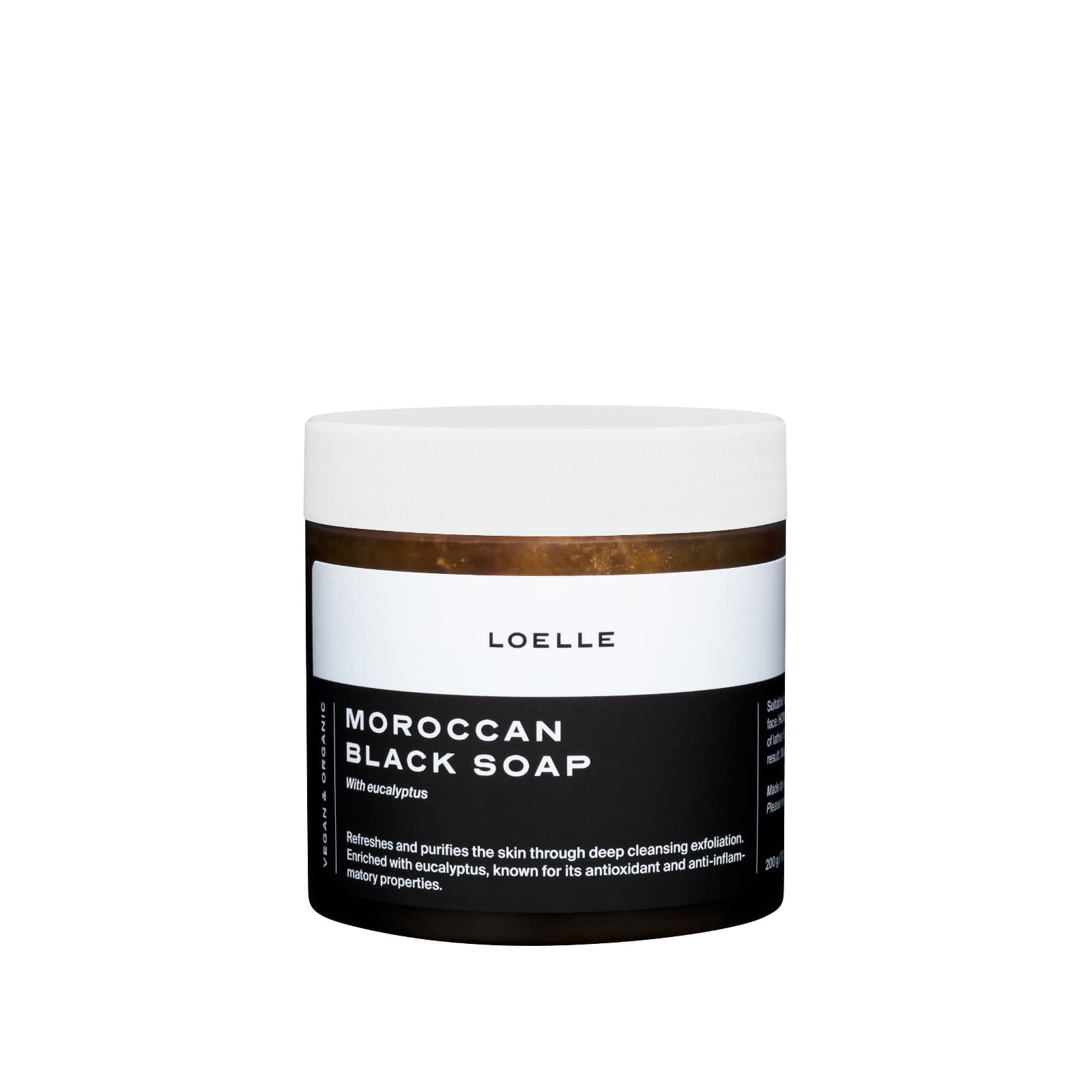 Loelle Moroccan Black Soap 200 g