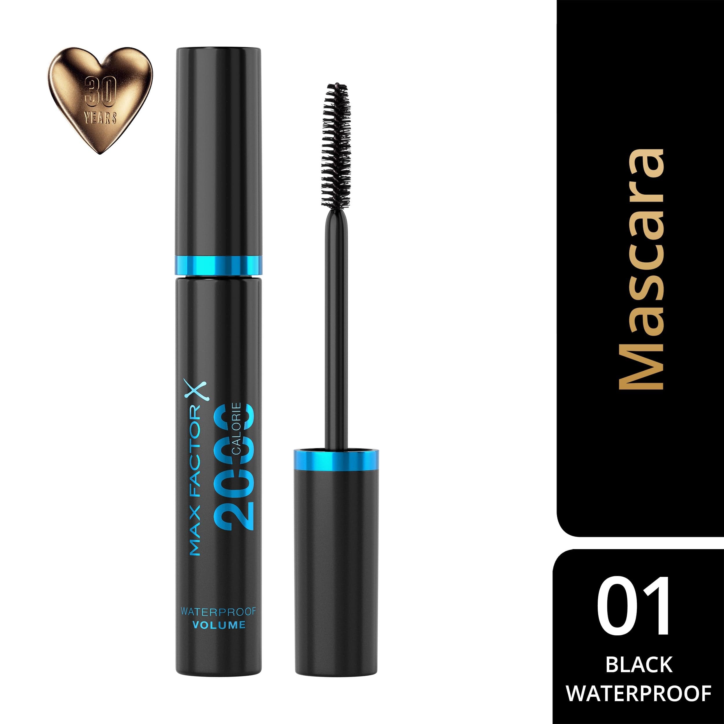 Max Factor 2000 Calorie Waterproof Mascara 01 Waterproof Mascara - produktbild 3