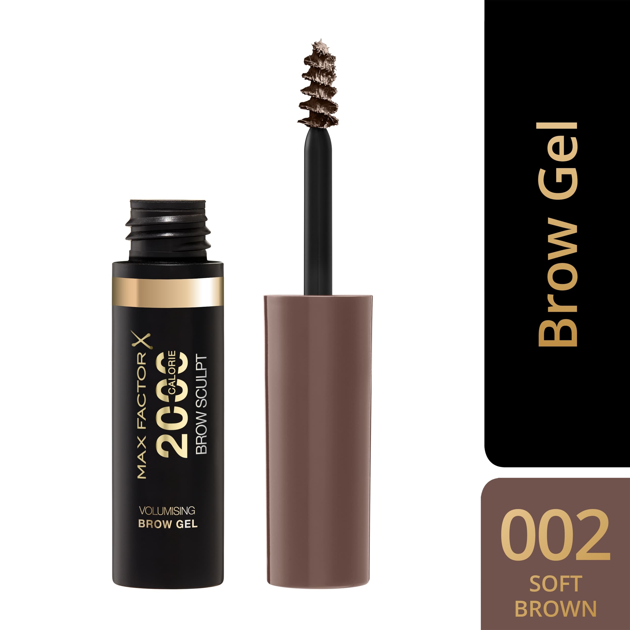 MAX FACTOR 2000 Calorie Volumizing Brow Gel Soft Brown 2
