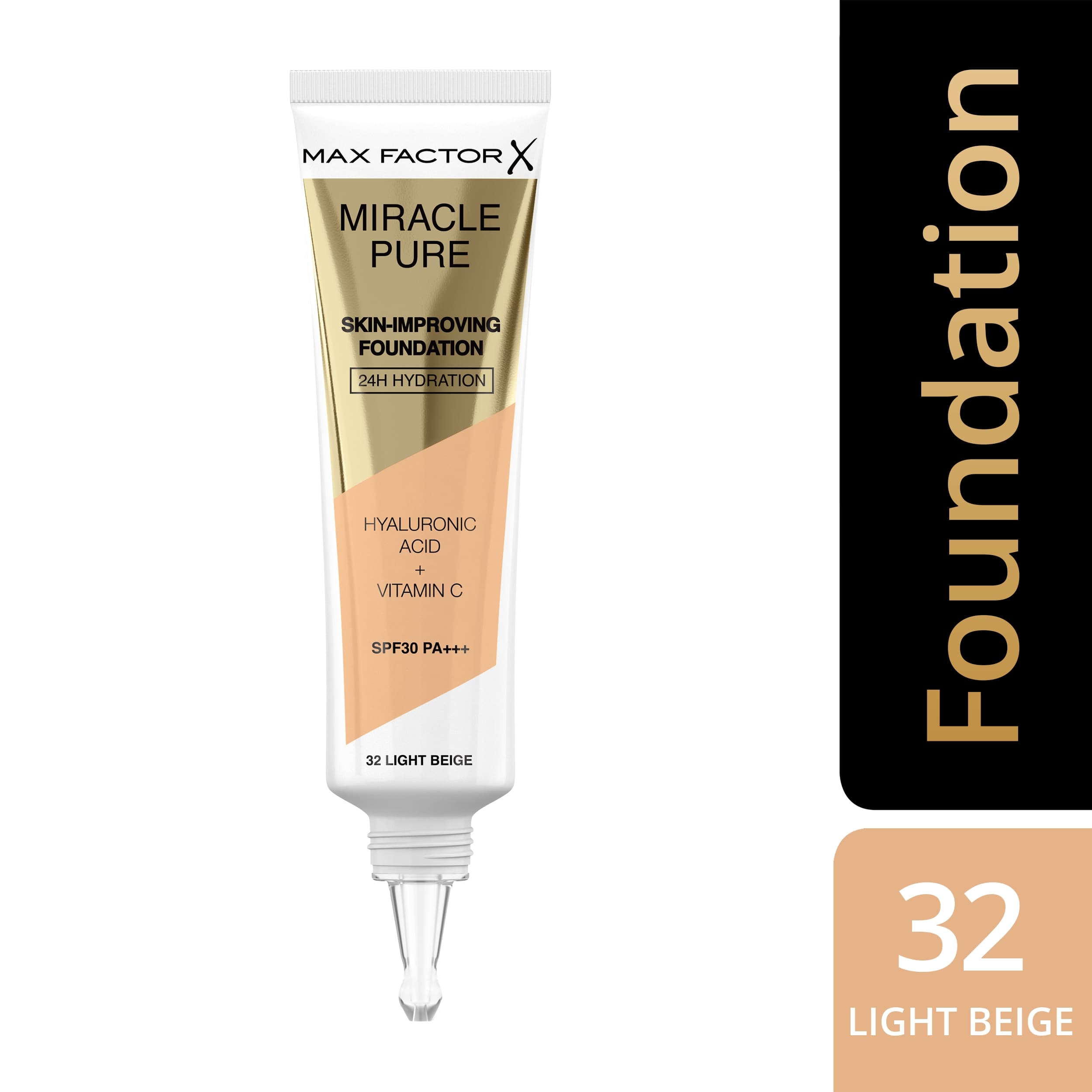 MAX FACTOR Miracle Pure Foundation 32 light beige 2