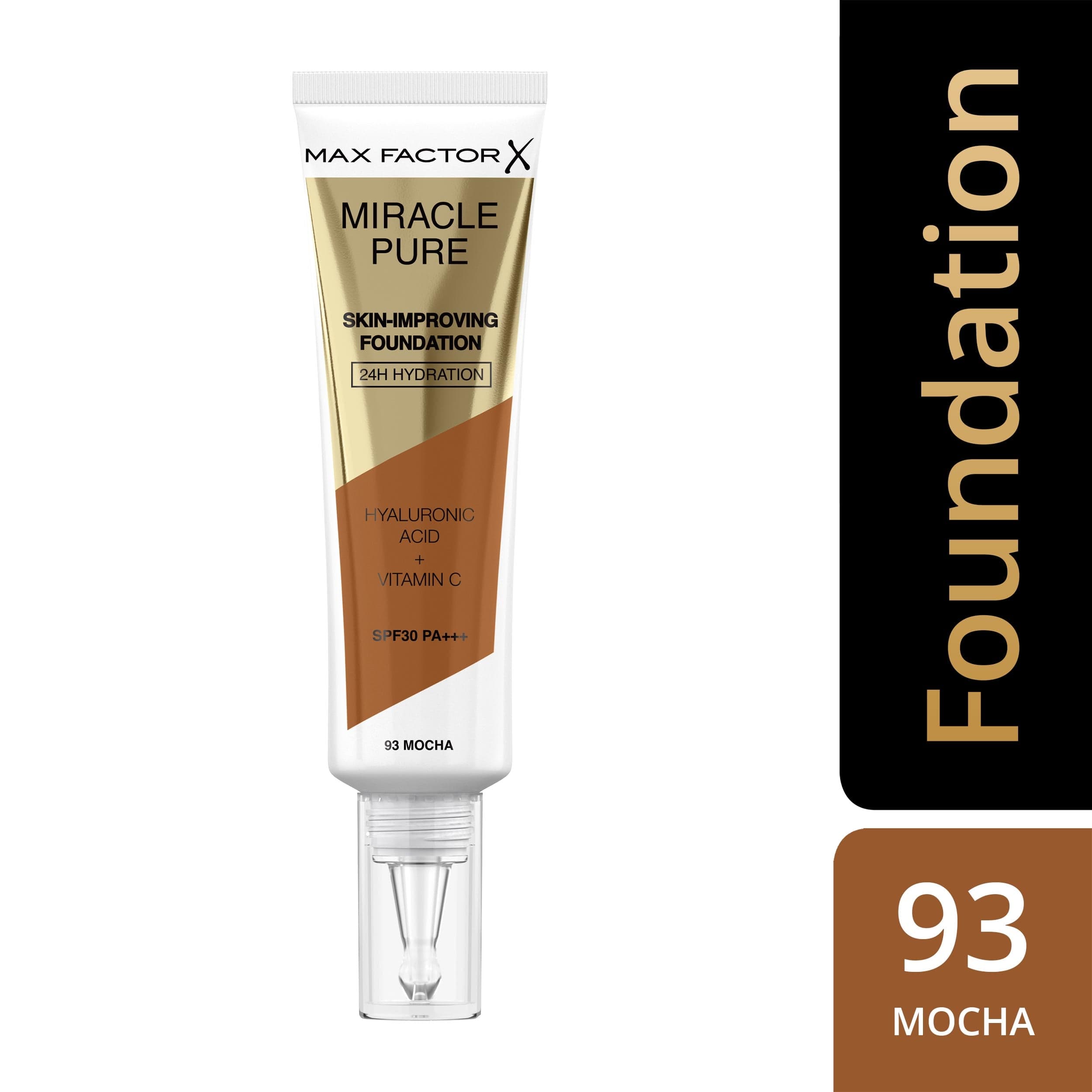 MAX FACTOR Miracle Pure Foundation 93 mocha - produktbild 2