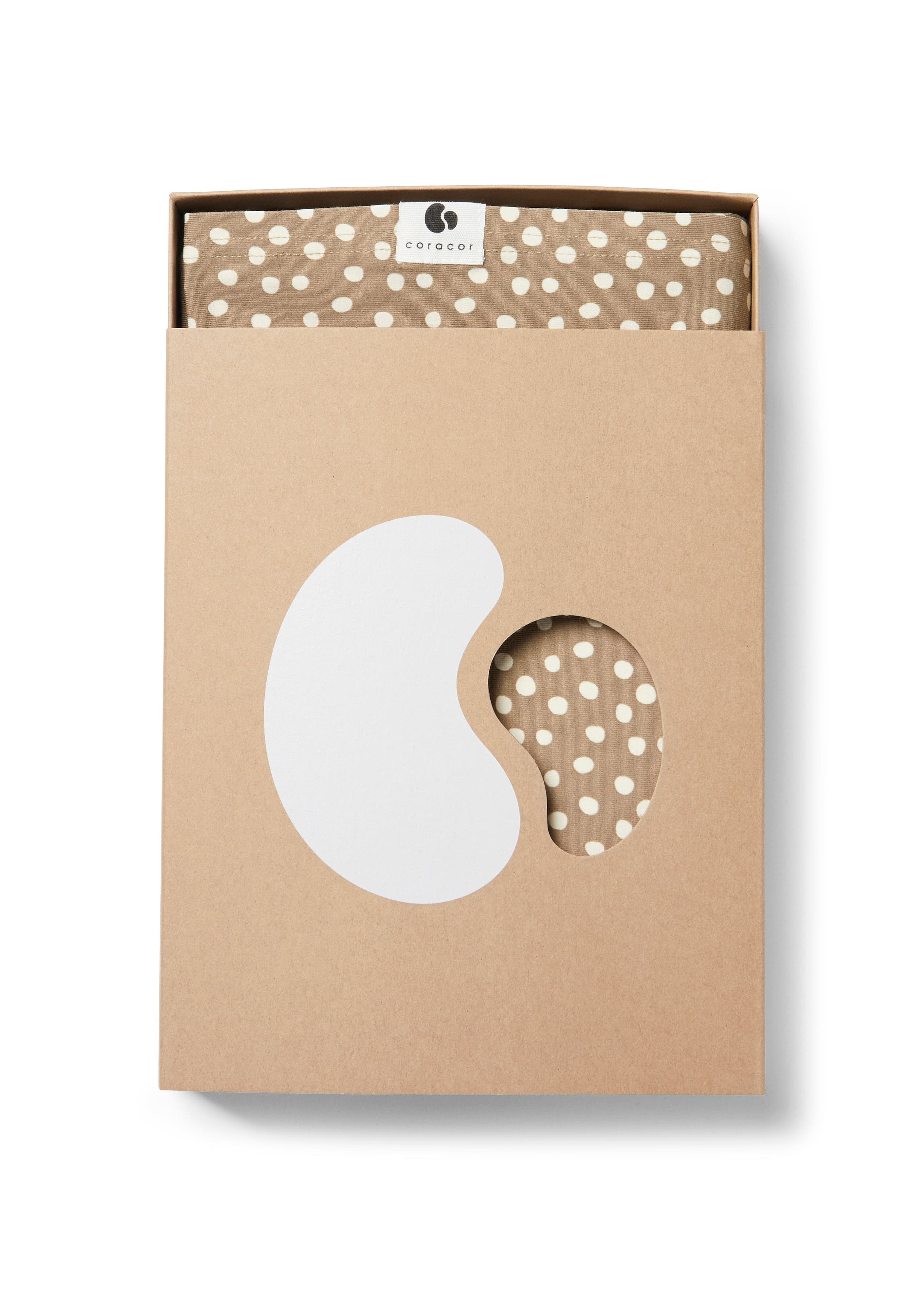 Coracor Big Dot Taupe Bärsjal