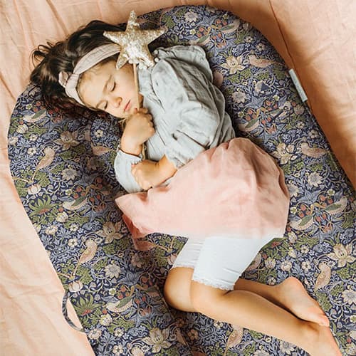 DockATot Grand XL Babynest Strawberry Thief William Morris 4