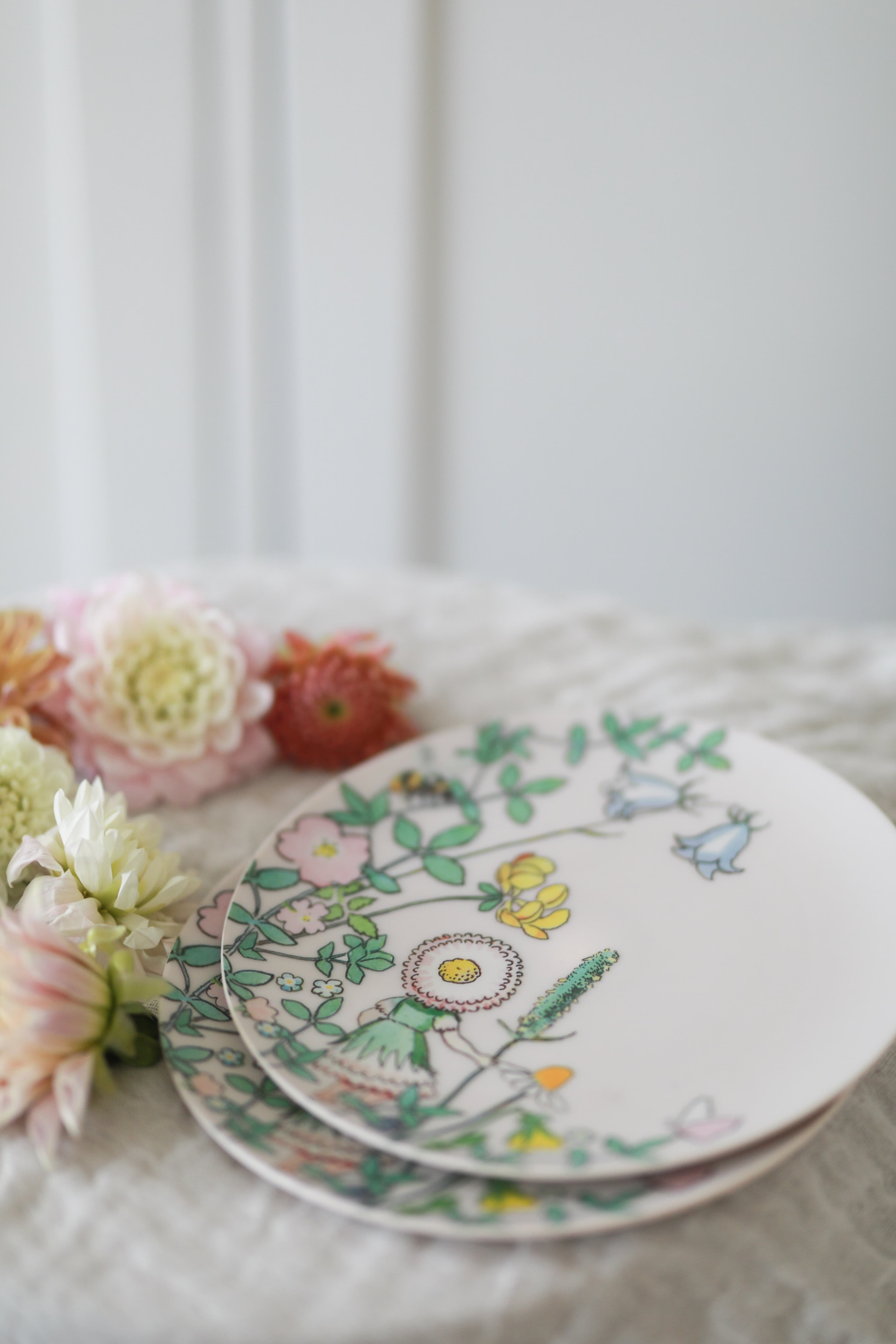 Rätt Start Beskow Blomsterfesten Flat tallrik 2