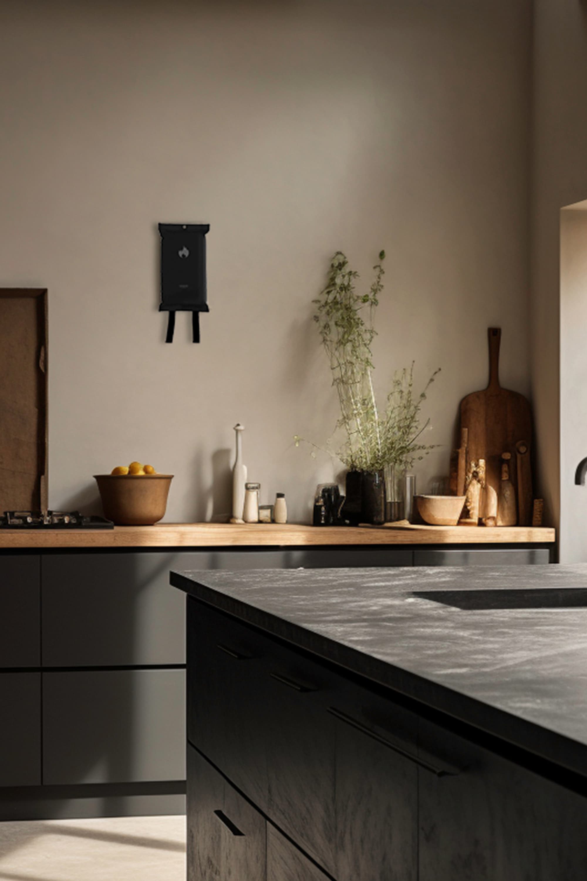 Housegard Brandfilt med Silikonbeläggning 120x180 cm svart 4