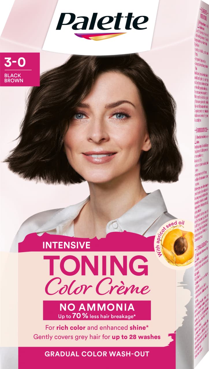 Palette Intensive Toning Color Crème 3-0 Black Brown