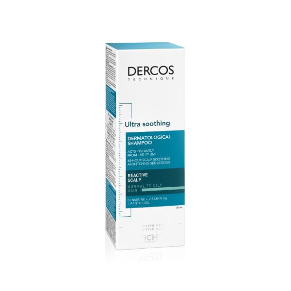 Vichy Dercos Ultra Soothing Schampo for Reactive Scalp and Normal to Oily Hair 200 ml 2