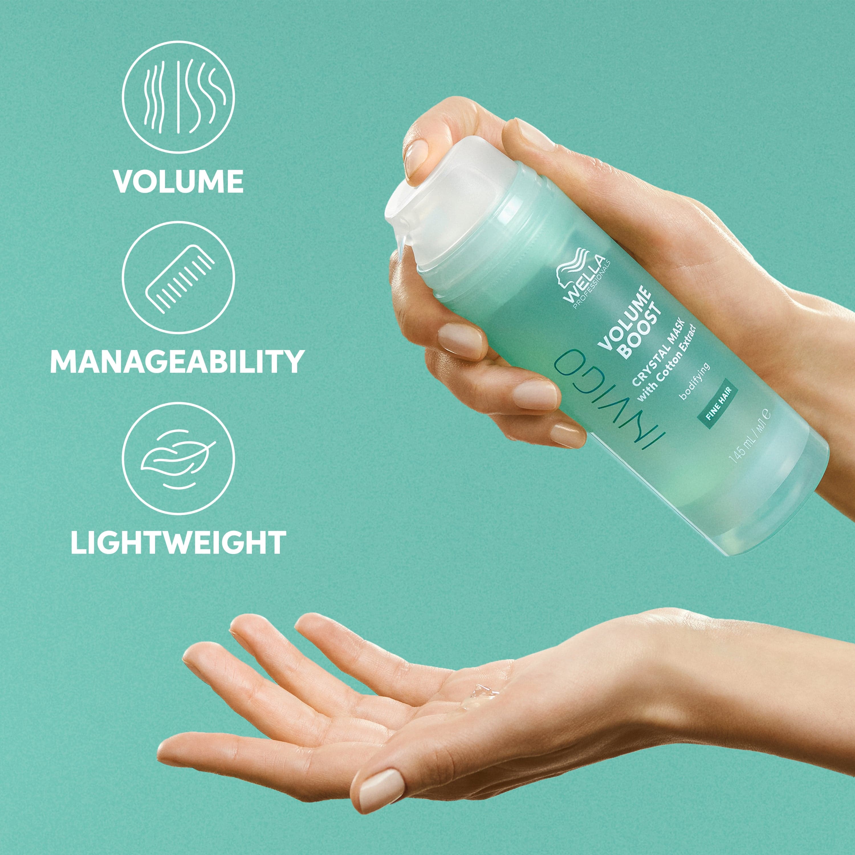 Wella Professionals Invigo Volume Boost Crystal Mask 145 ml 2