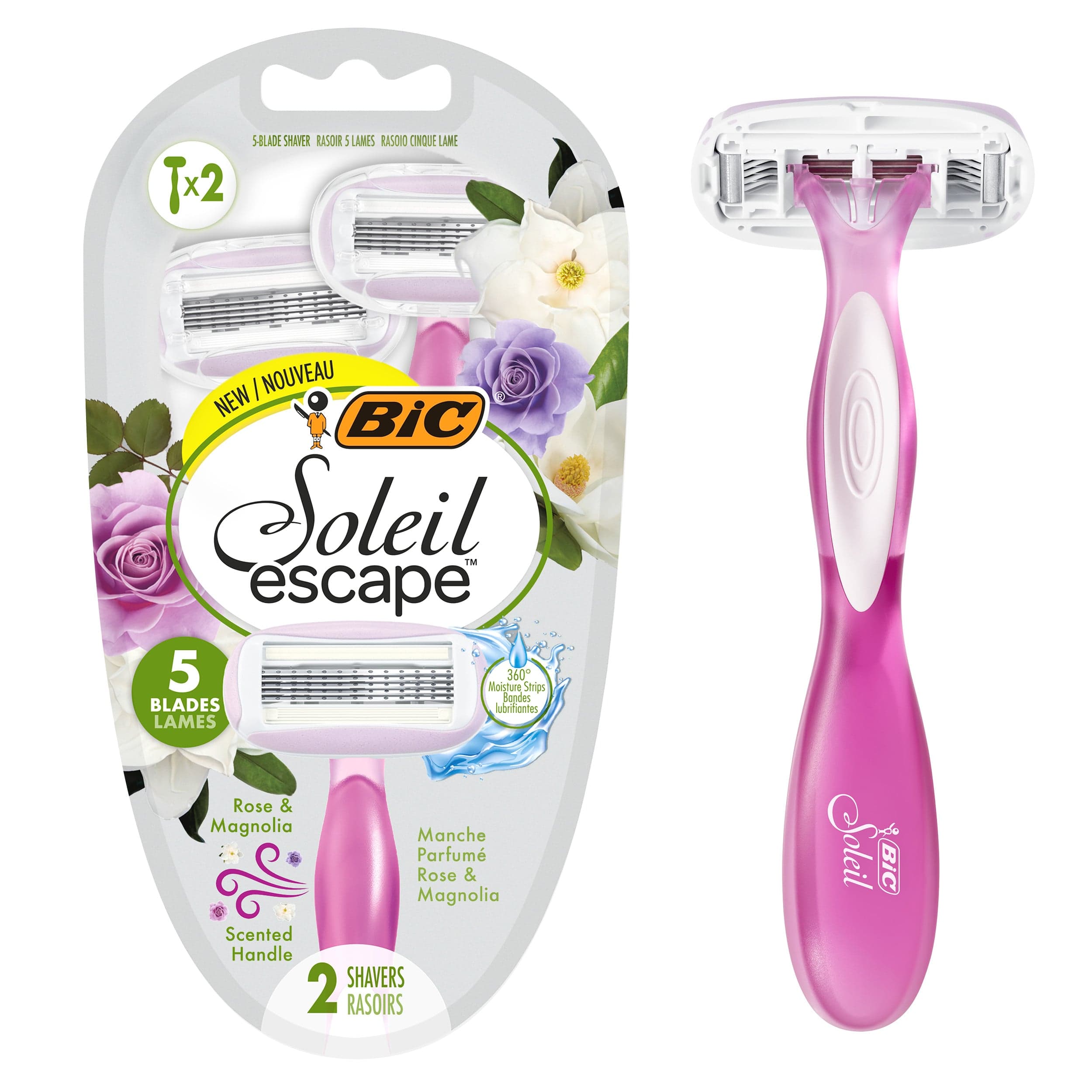 BIC Soleil Escape Rose & Magnolia 2 st
