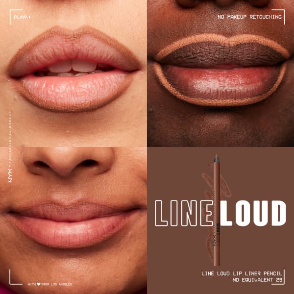 NYX Professional Makeup Line Loud Lip Pencil 29 No Equivalent 1,2 g - produktbild 5