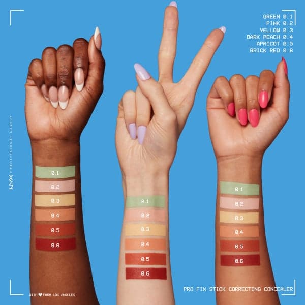 NYX Professional Makeup Fix Stick Concealer Stick 0.4 Dark Peach 1,6 g - produktbild 5