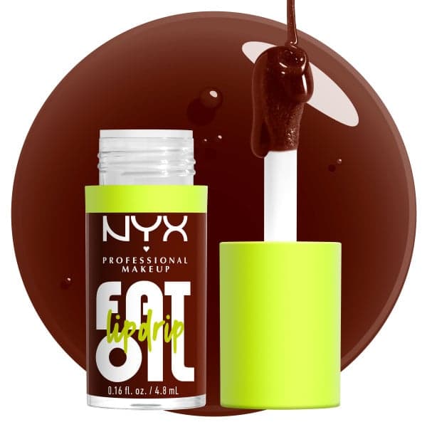 NYX Professional Makeup Fat Oil Lip Drip 08 Status Update 4,8 ml - produktbild 4