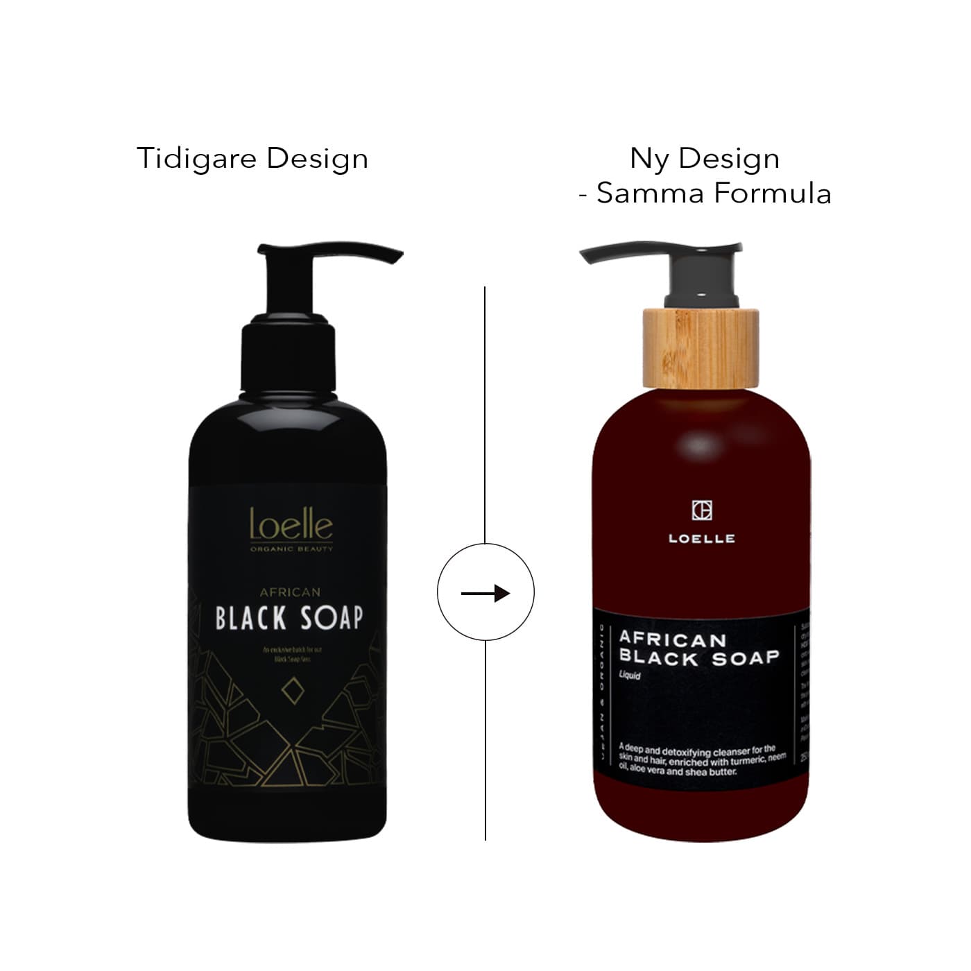 Loelle Afrikansk Svarttvål 250 ml