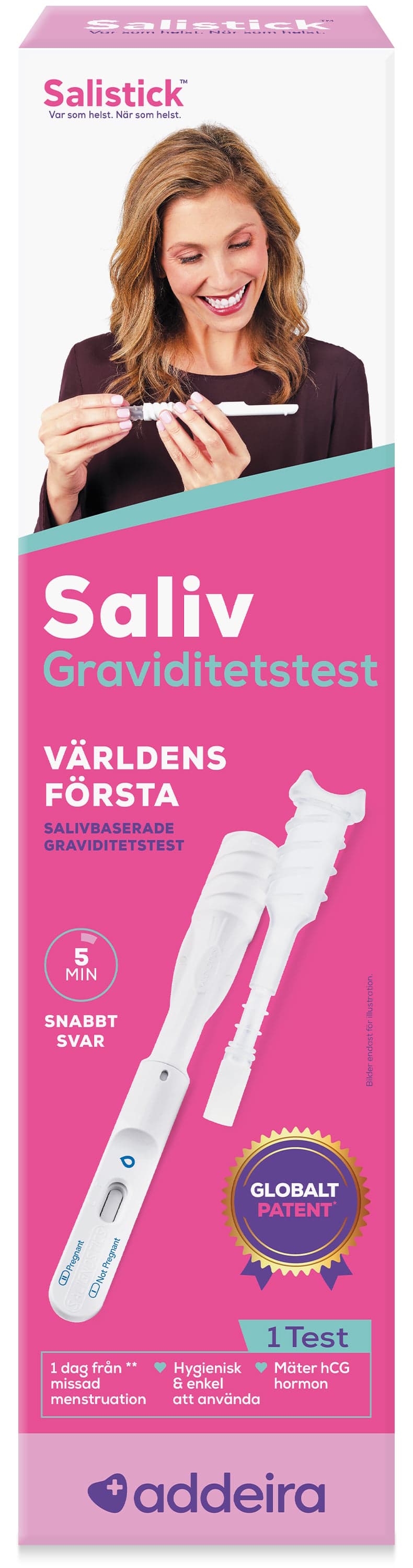Addeira SaliStick Graviditetstest Saliv