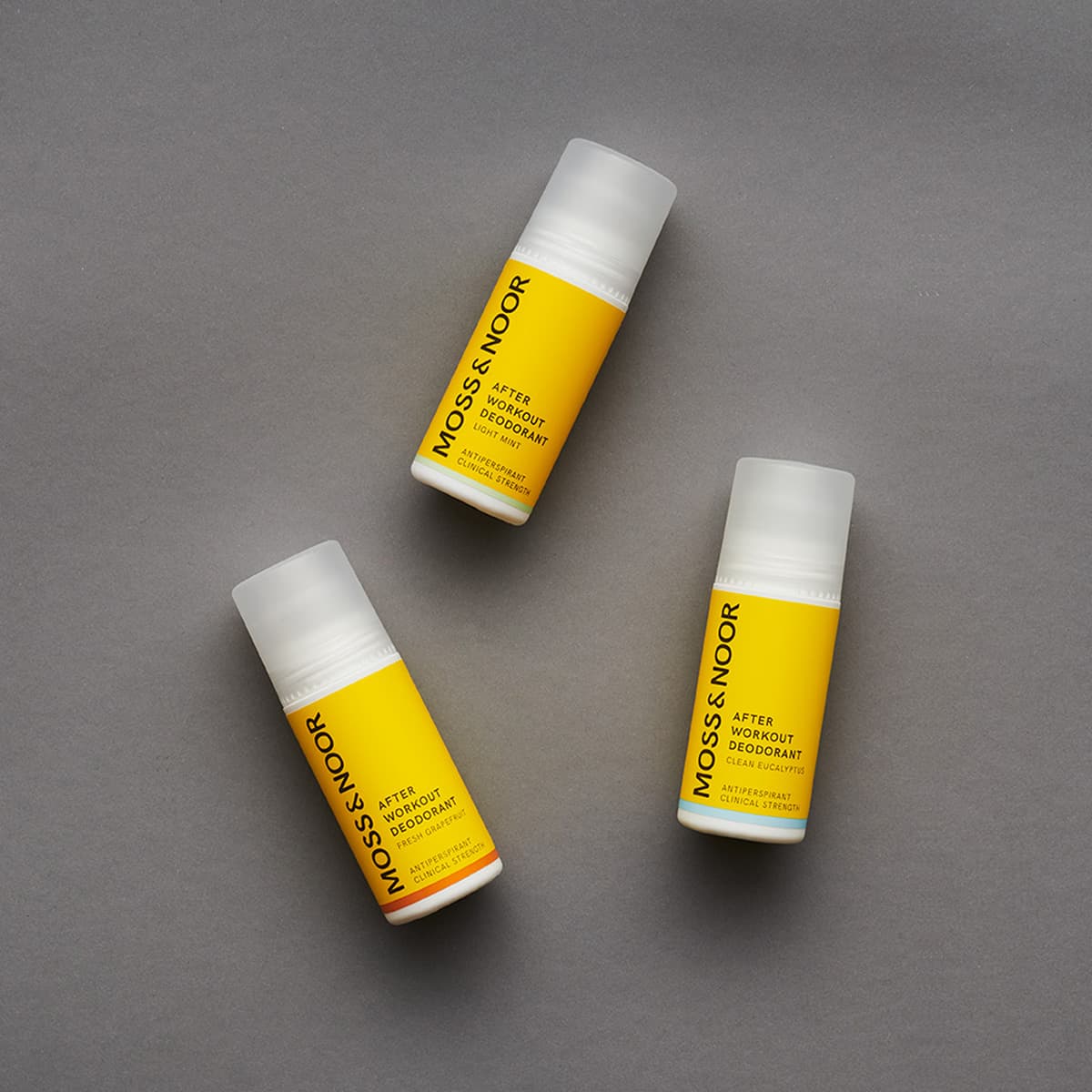Moss & Noor After Workout Deodorant Mixed Three Scents 3-pack - produktbild 2
