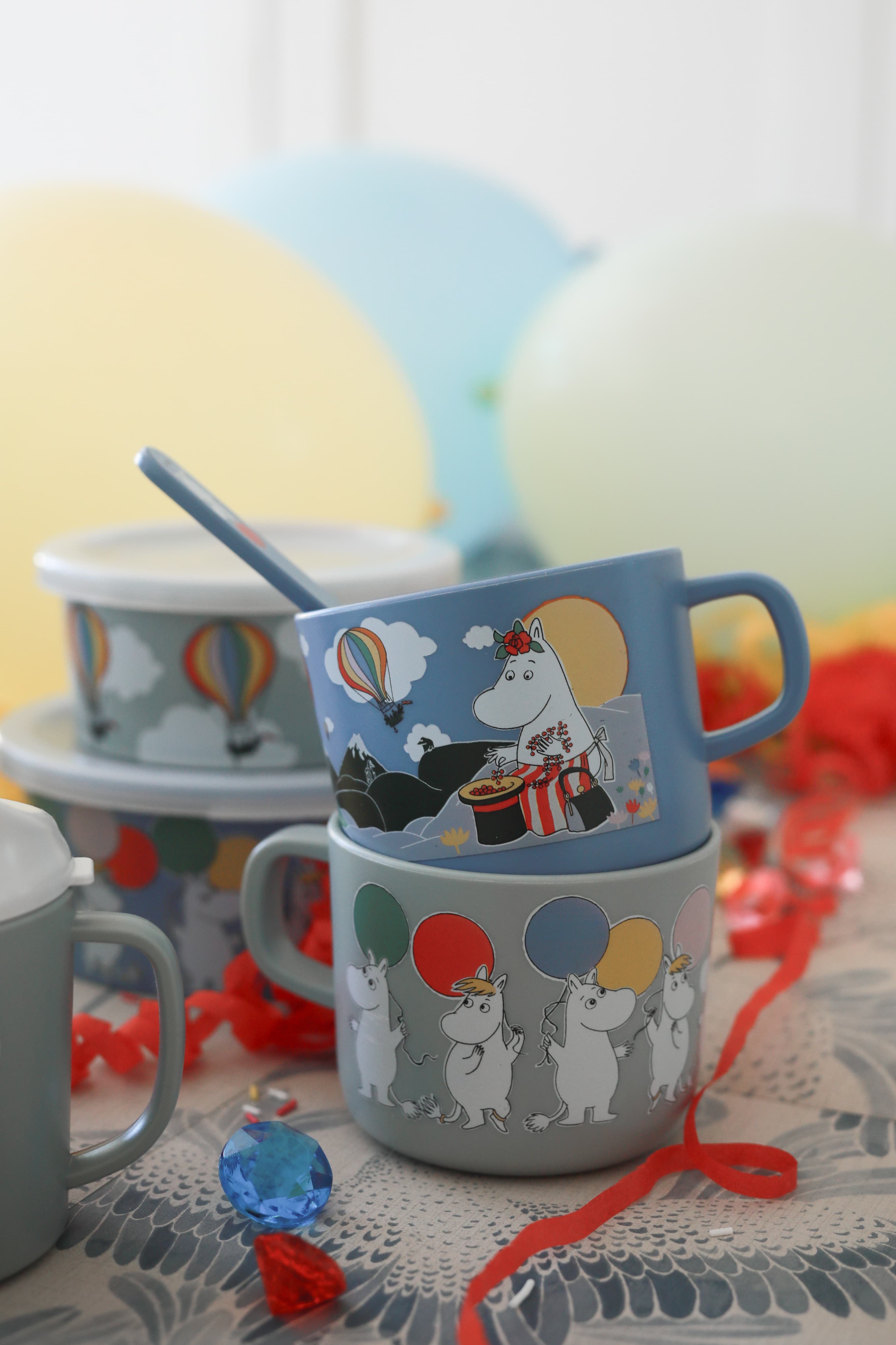Rätt Start Mumin Festligheter Mugg med handtag ballong - produktbild 3