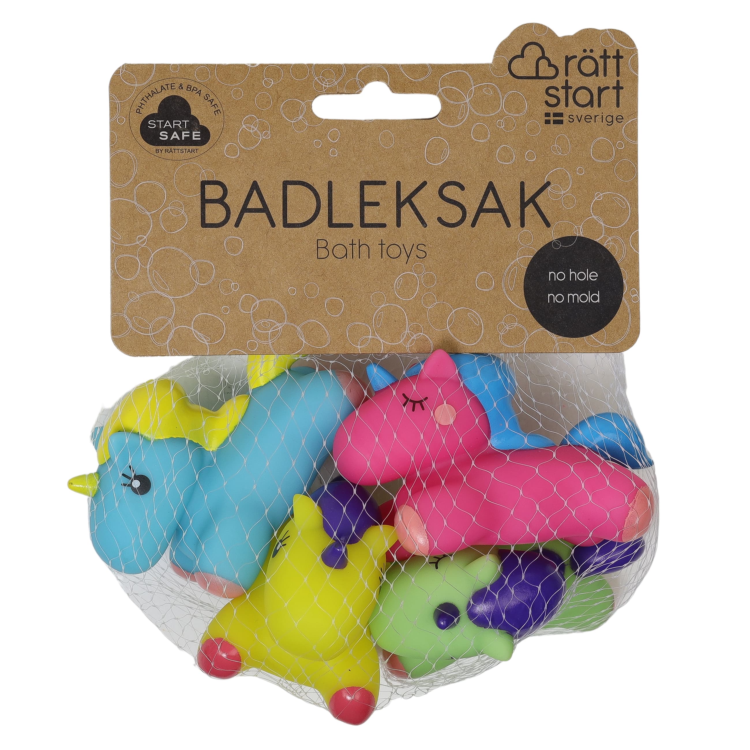 Rätt Start Badleksaker Enhörningar 4-pack 2