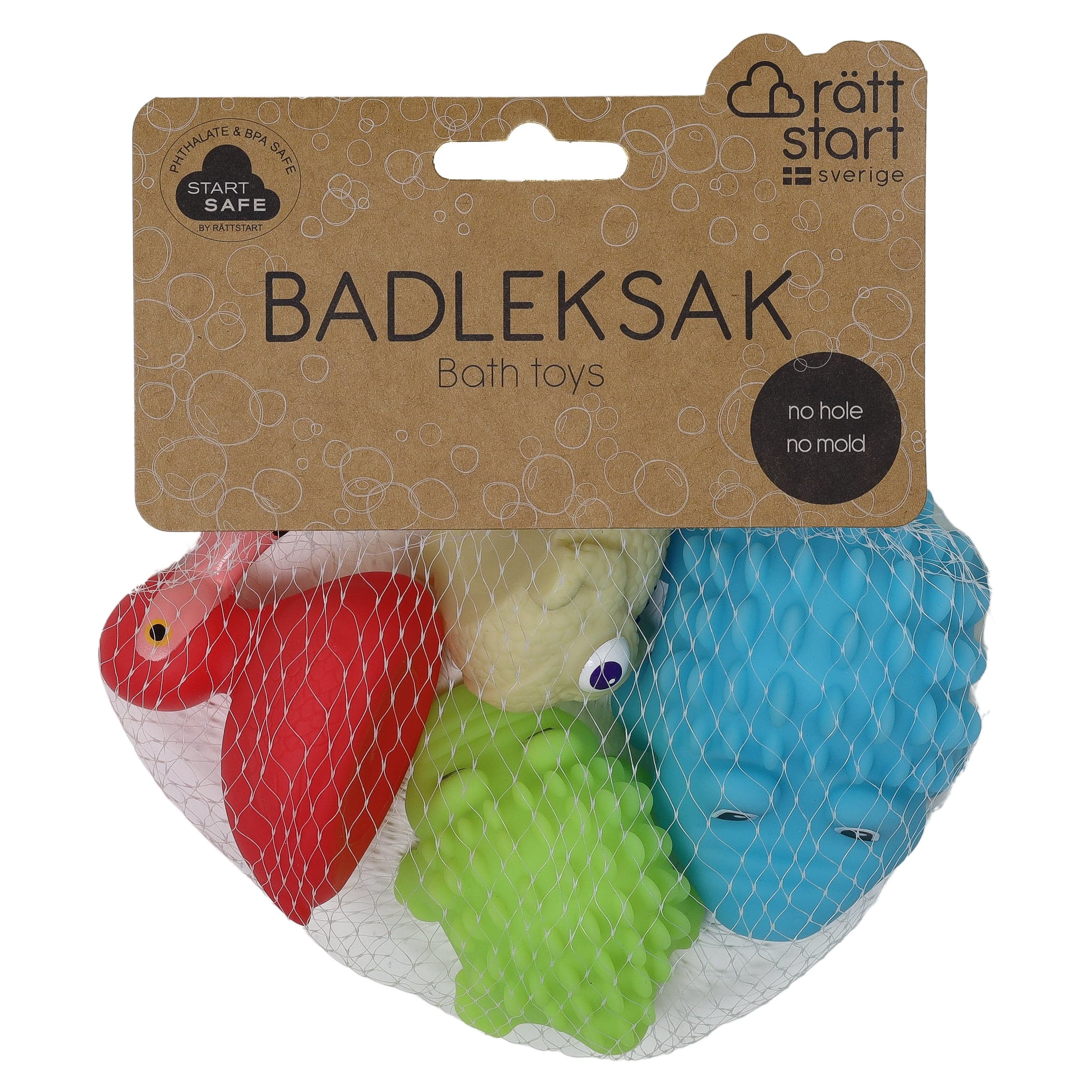 Rätt Start Badleksak Exotiska Djur 4-pack - produktbild 2