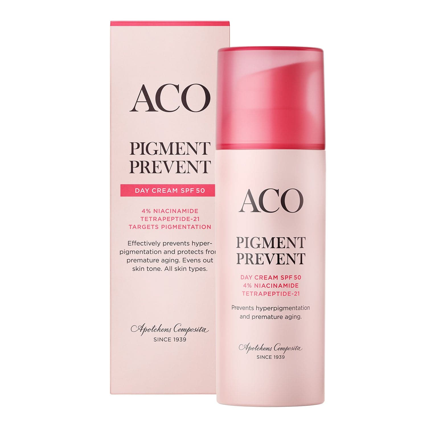 ACO Face Pigment Prevent SPF50 Day Cream Parfymerad 50 ml - produktbild 3